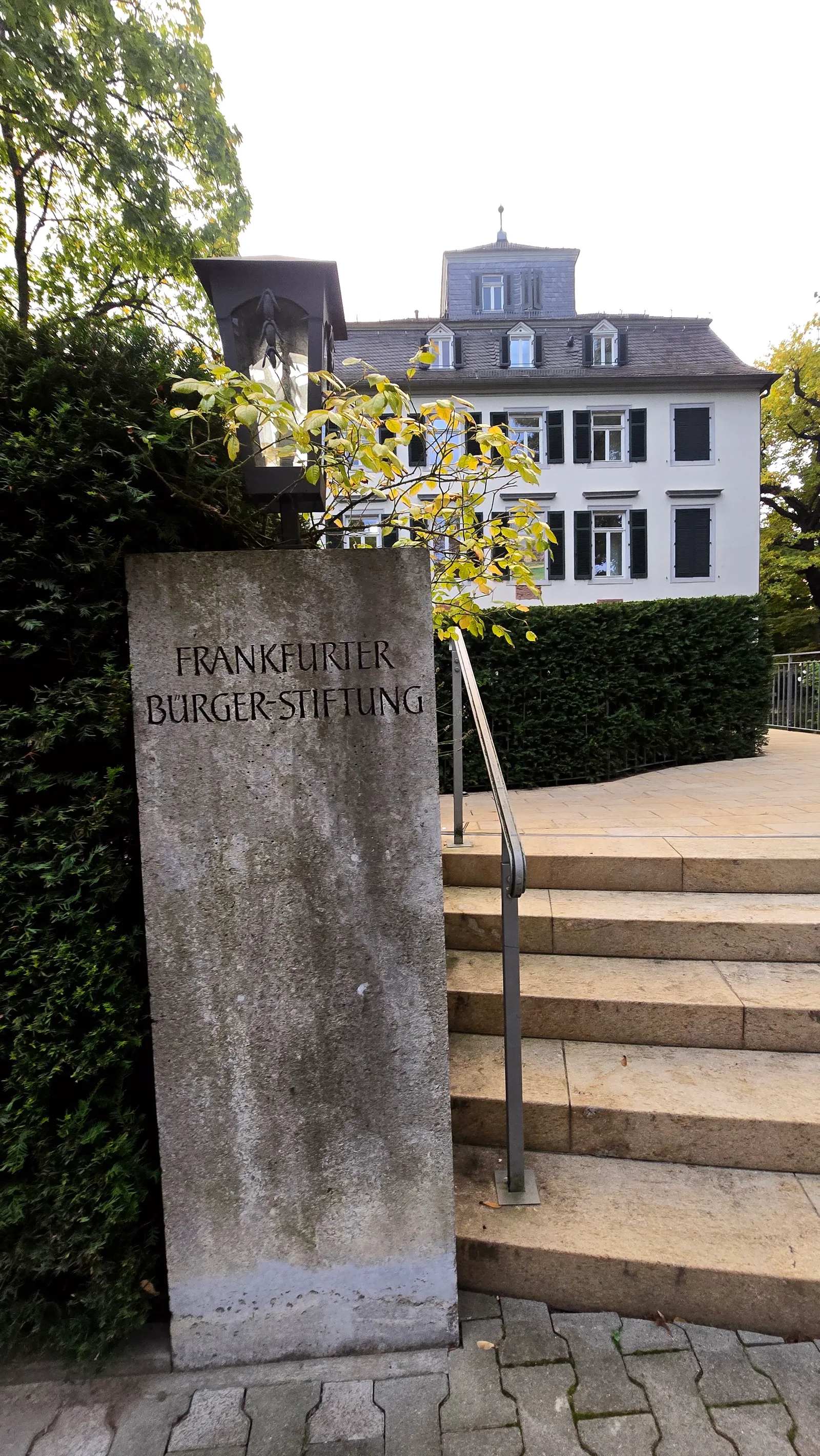 Interior at Adolph-von-Holzhausen-Park Frankfurt — travel photo