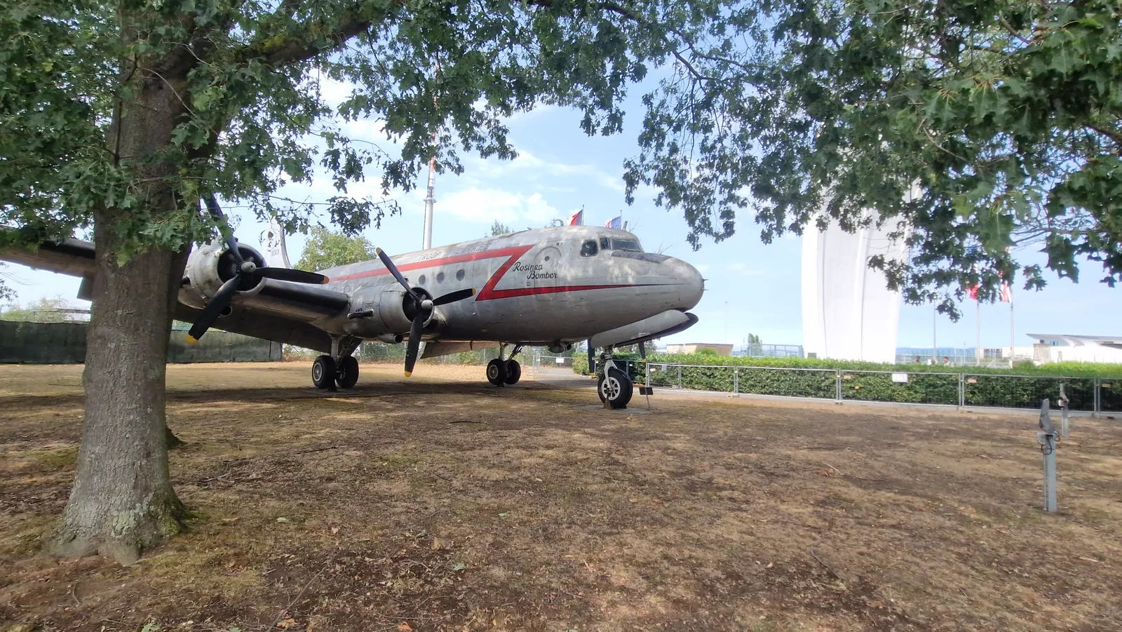 Main view at Berlin Airlift Memorial Frankfurt — travel photo