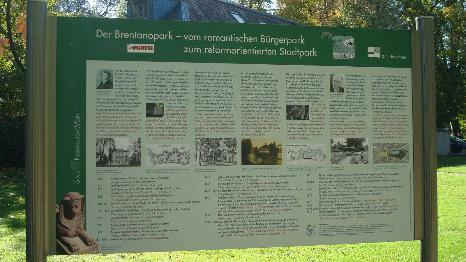 Interior at Brentanopark Frankfurt — travel photo