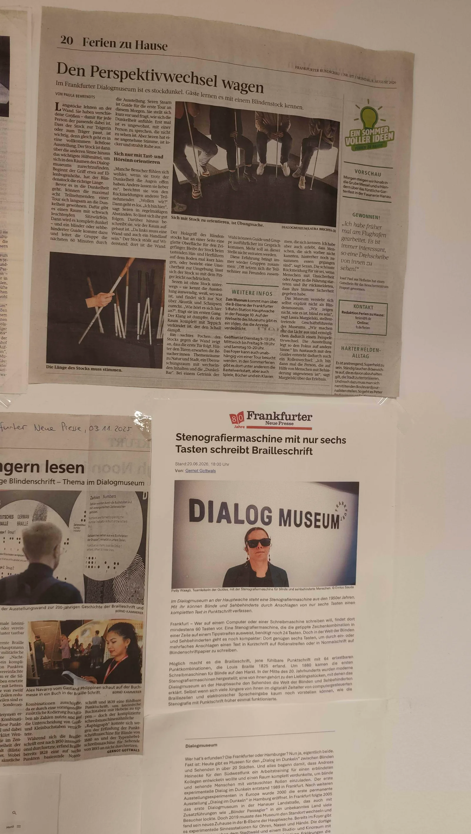 Main view at Dialog Museum Frankfurt — travel photo
