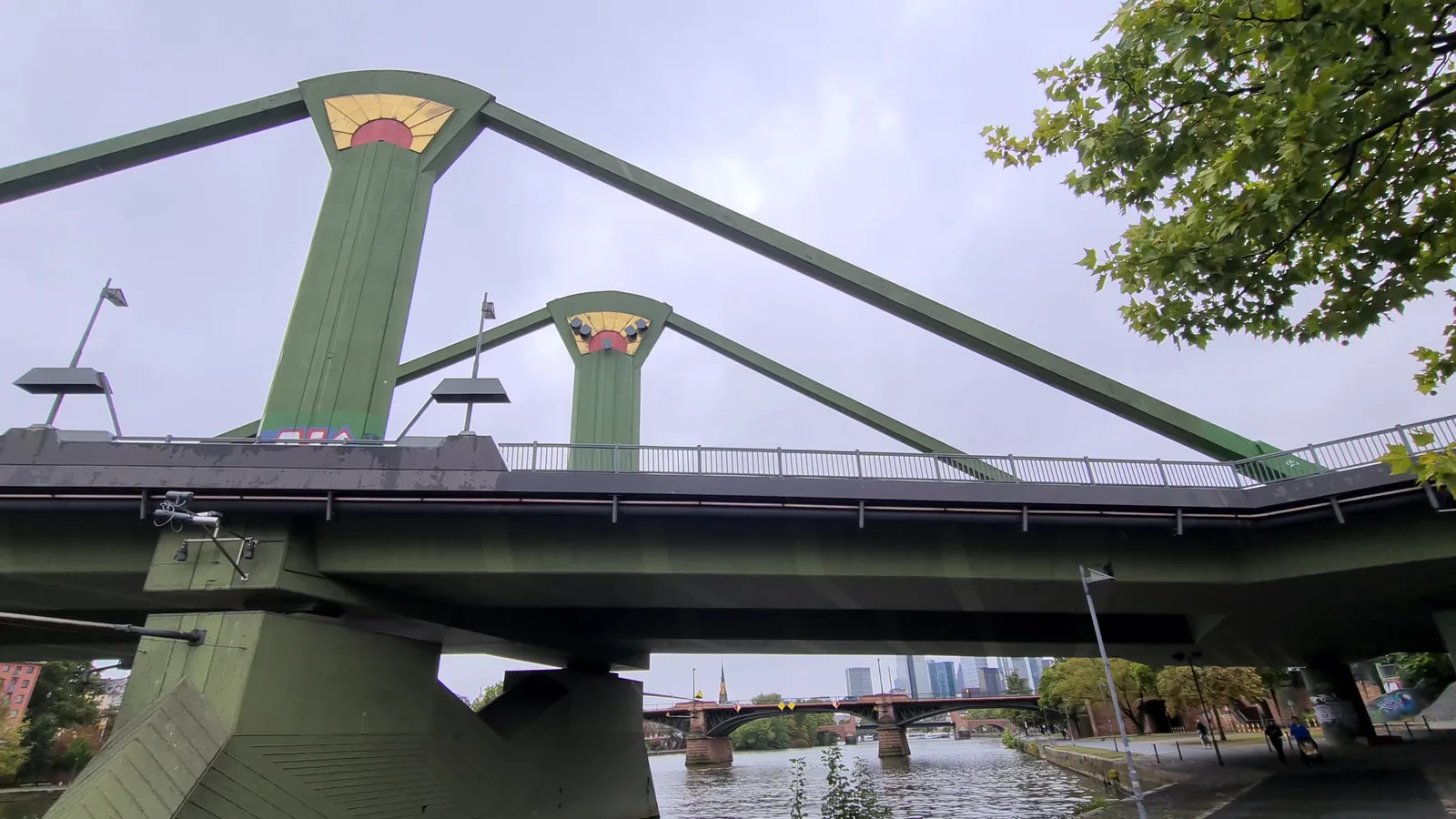Interior at Flößerbrücke Frankfurt — travel photo