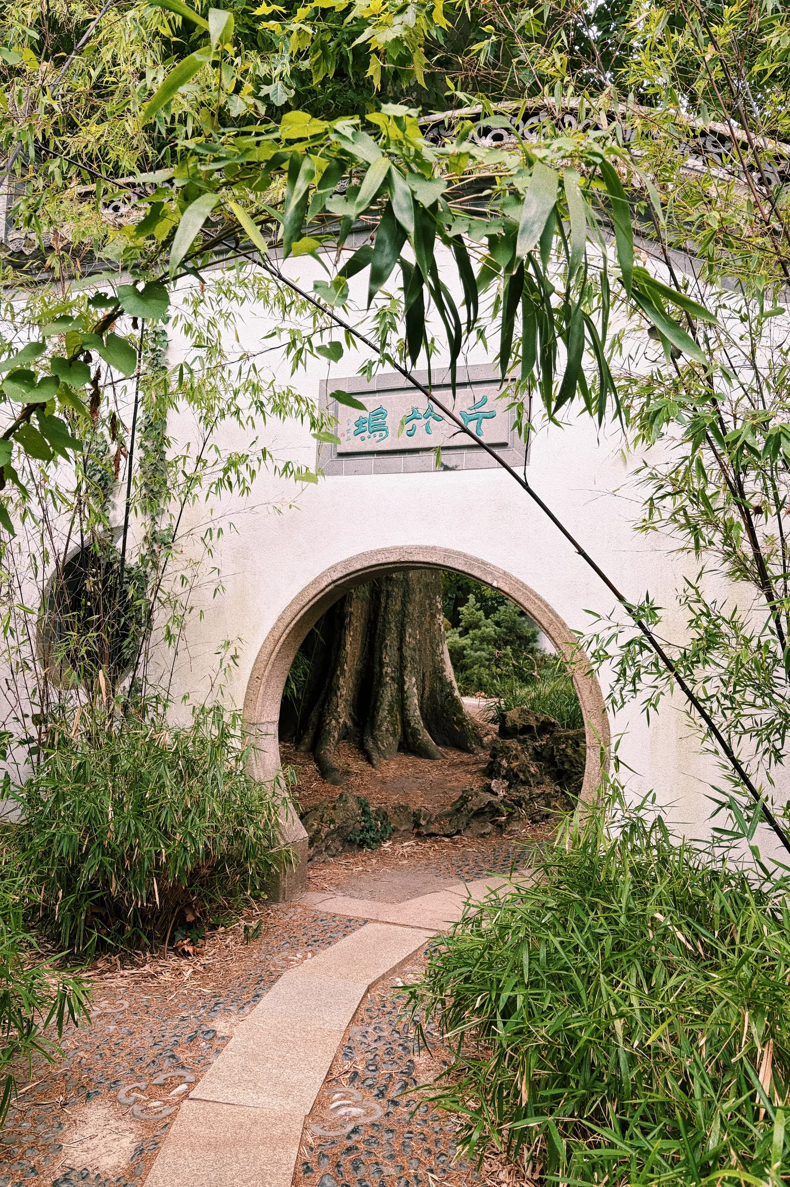 Interior at Garten des Himmlischen Friedens Frankfurt — travel photo
