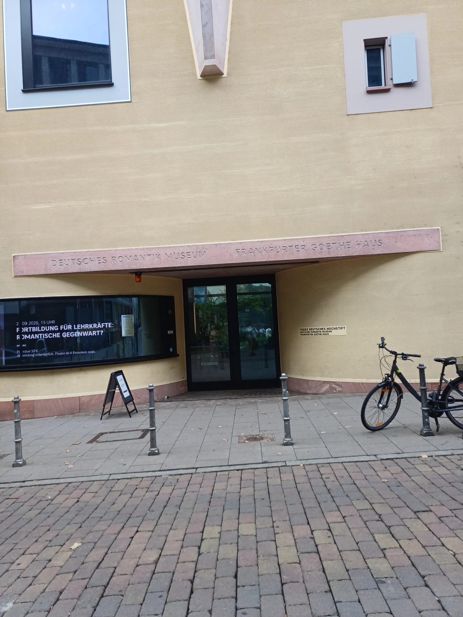 Main view at Goethe House Frankfurt — travel photo