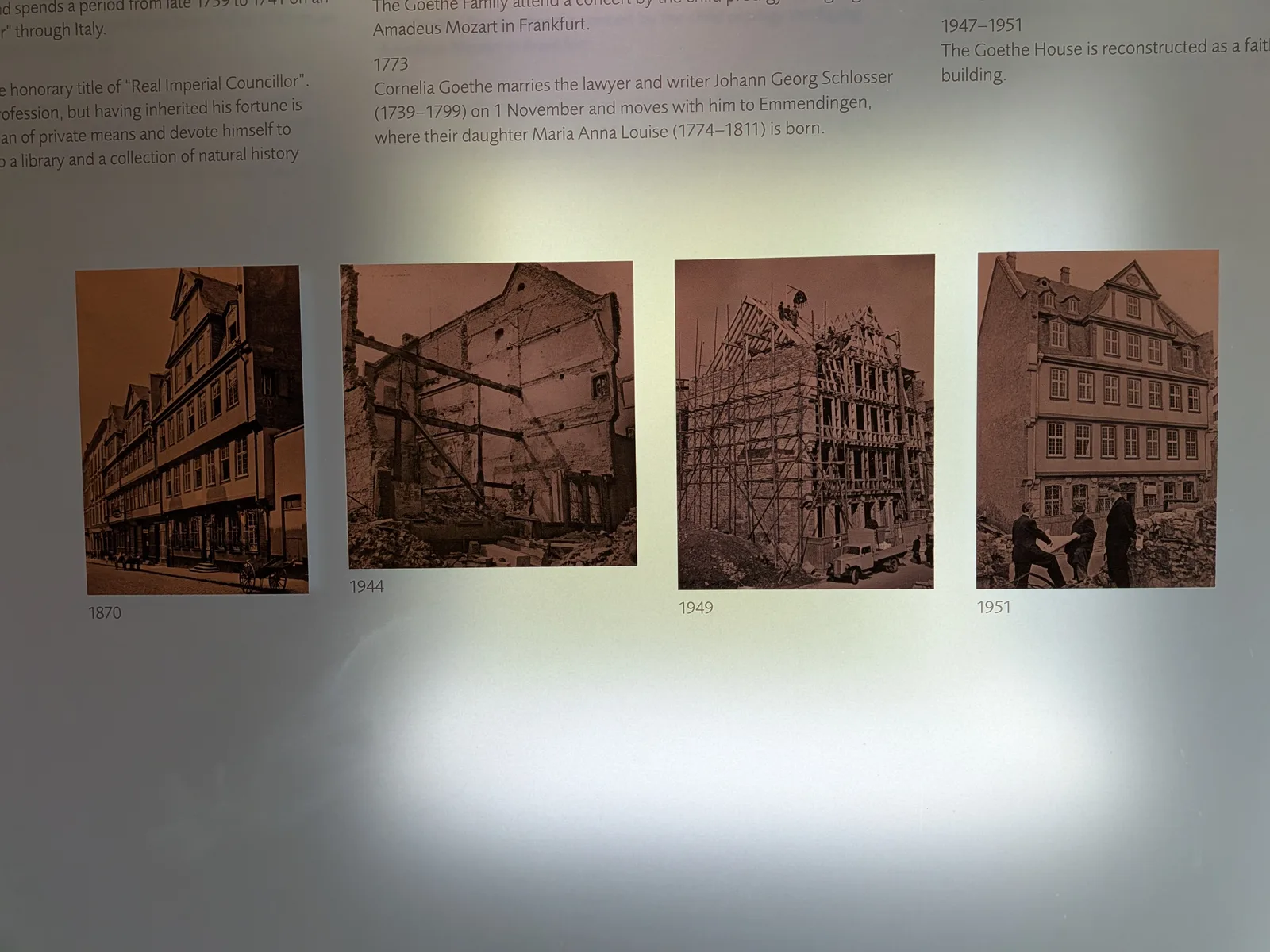 Details at Goethe House Frankfurt — travel photo