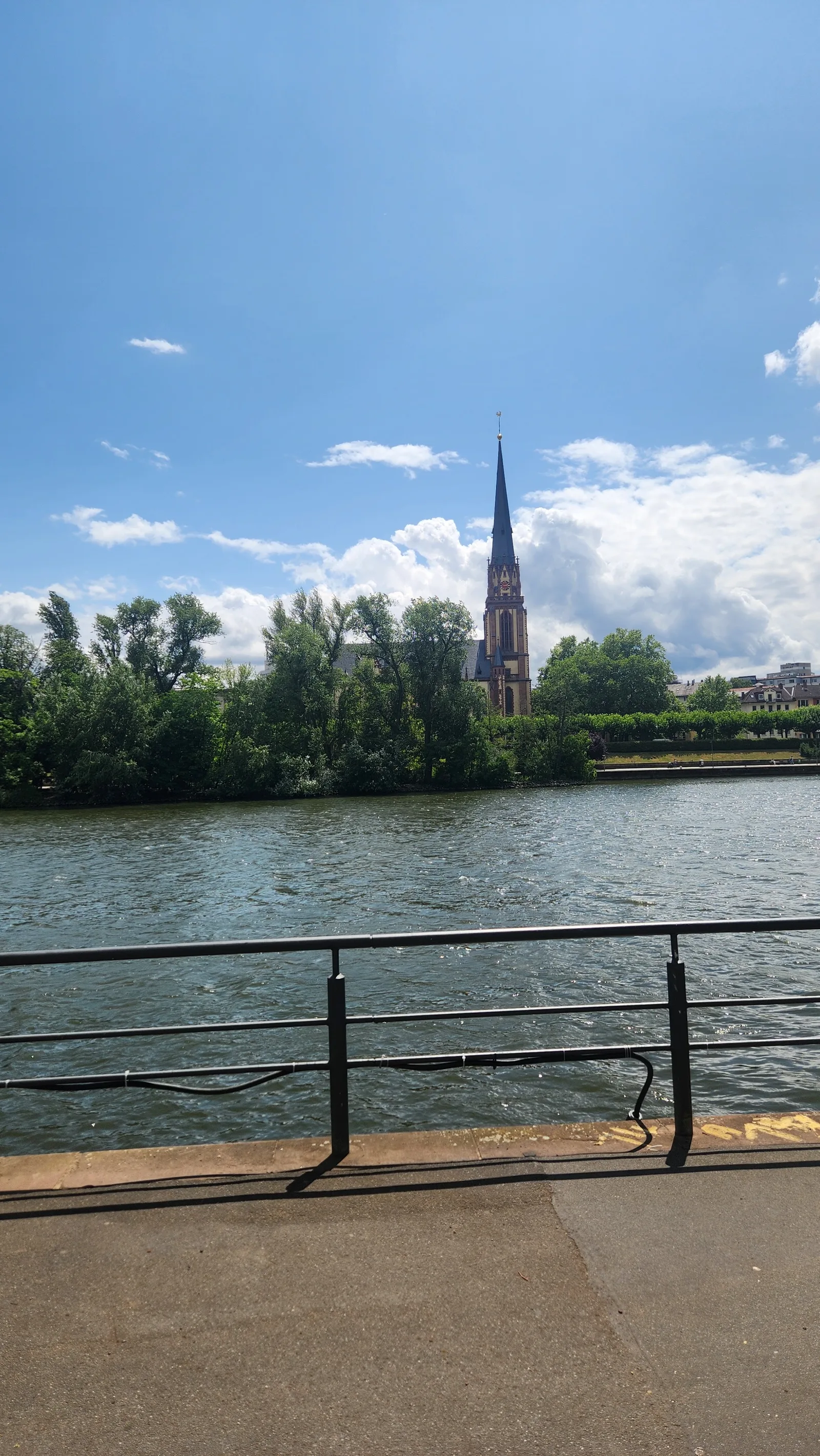 Details at Mainuferpark Frankfurt — travel photo