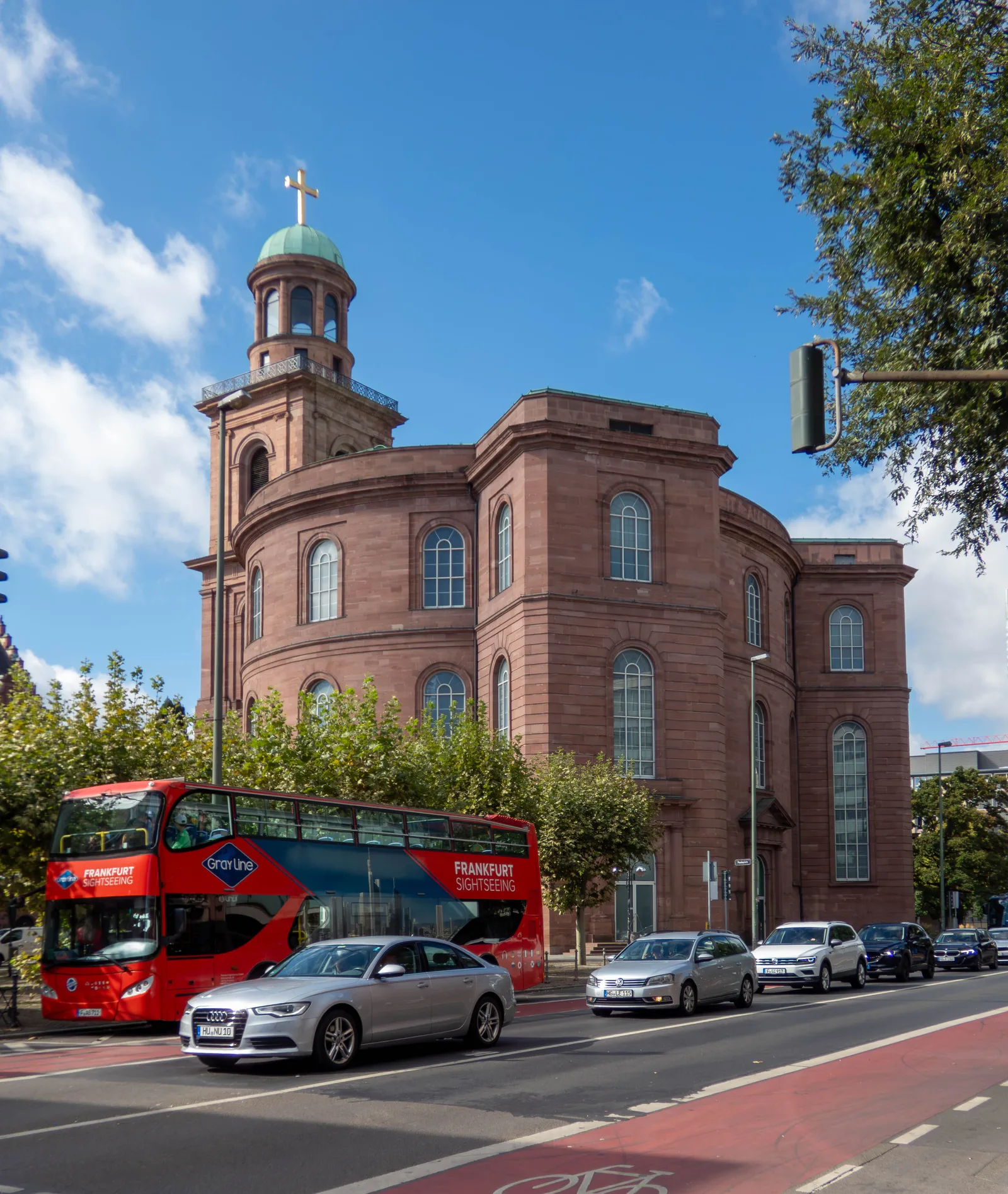Main view at St. Paul's Church Frankfurt — travel photo