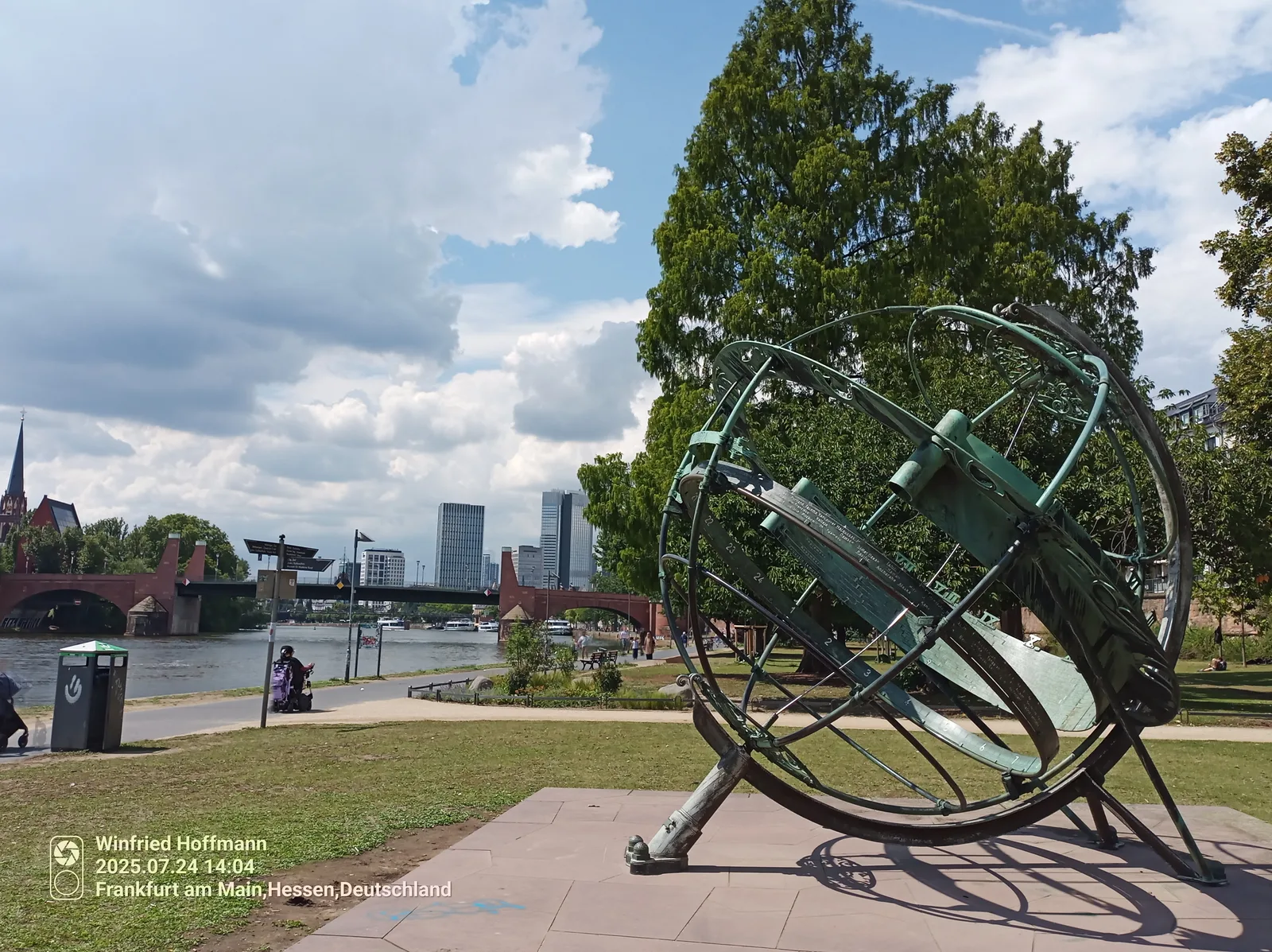 Interior at Uferpromenade Schöne Aussicht Frankfurt — travel photo
