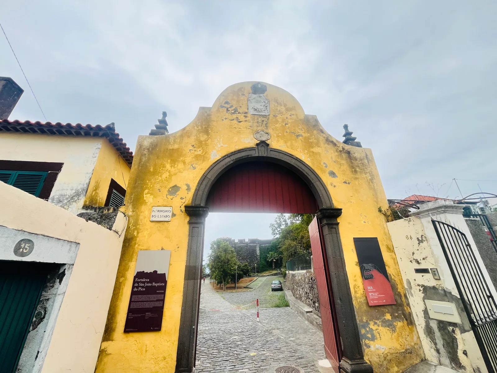 Main view at Fortaleza de São João Baptista do Pico Funchal — travel photo