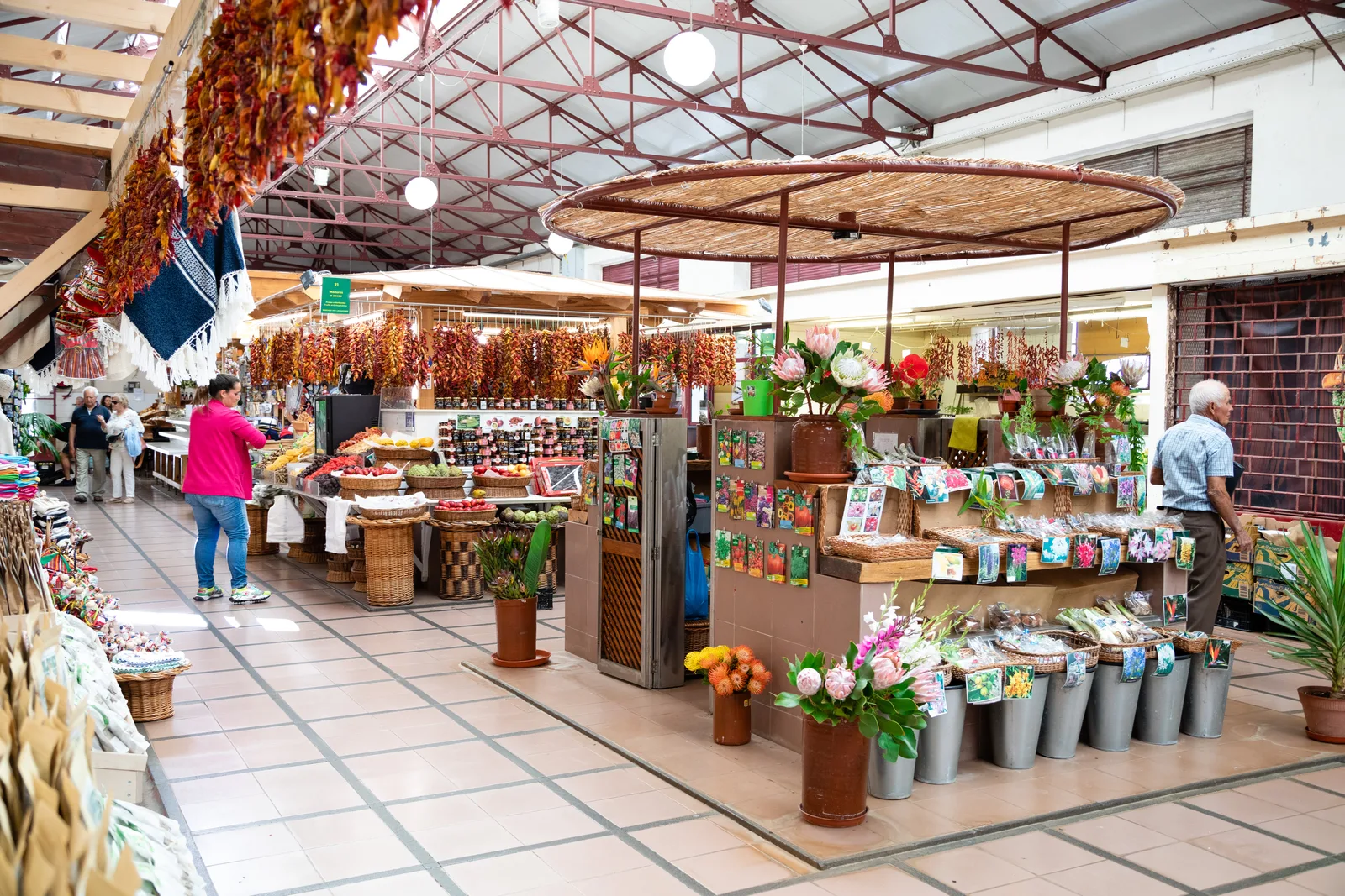 Interior at Mercado dos Lavradores (farmers' market) Funchal — travel photo