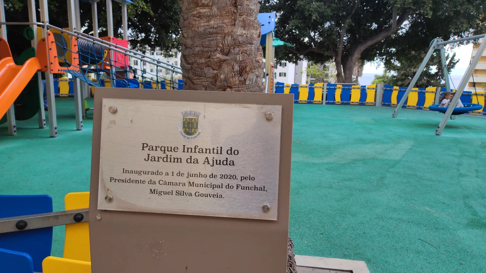Main view at Parque Infantil do Jardim da Ajuda Funchal — travel photo