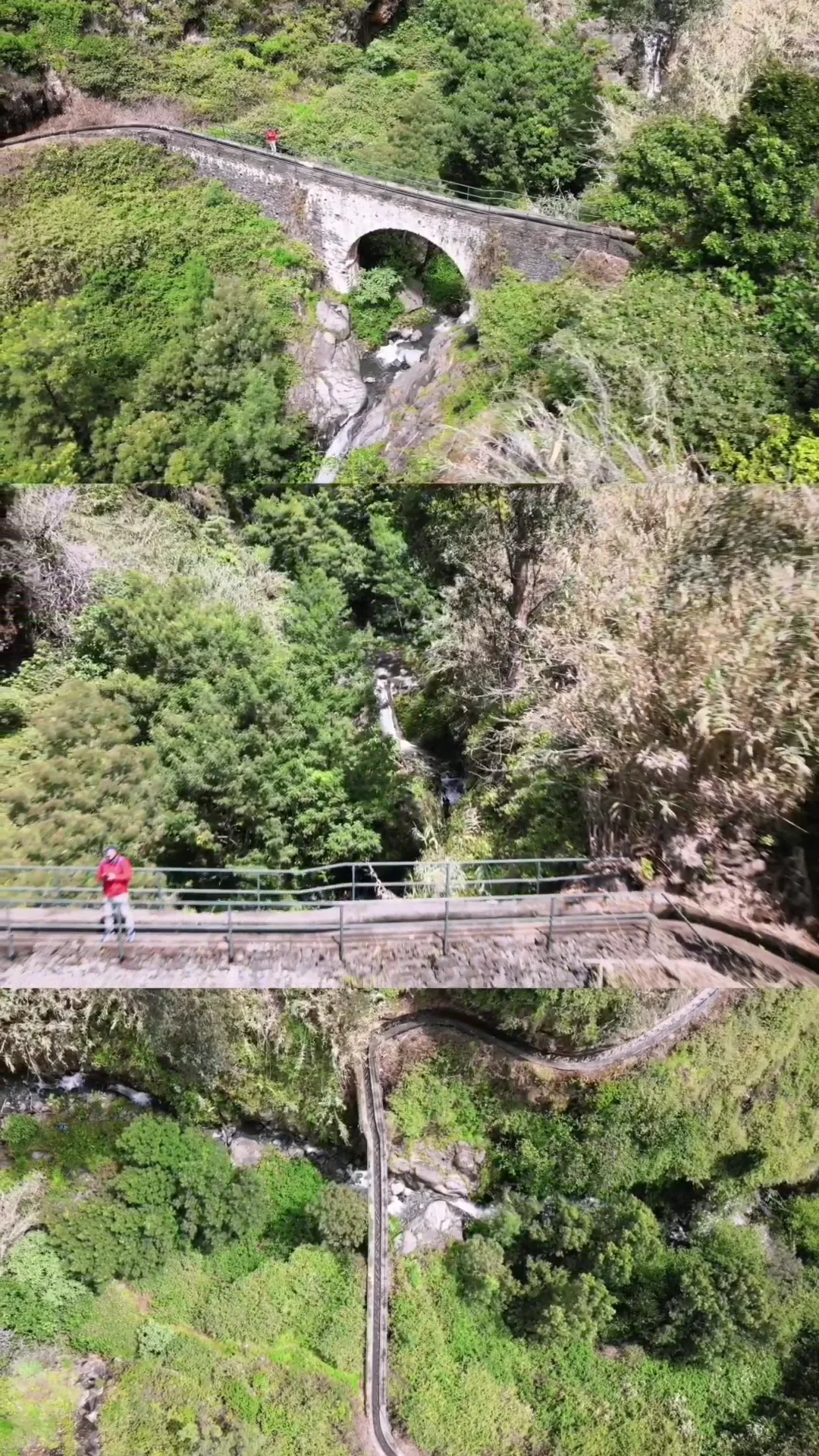 Main view at Piornais levada bridge Funchal — travel photo