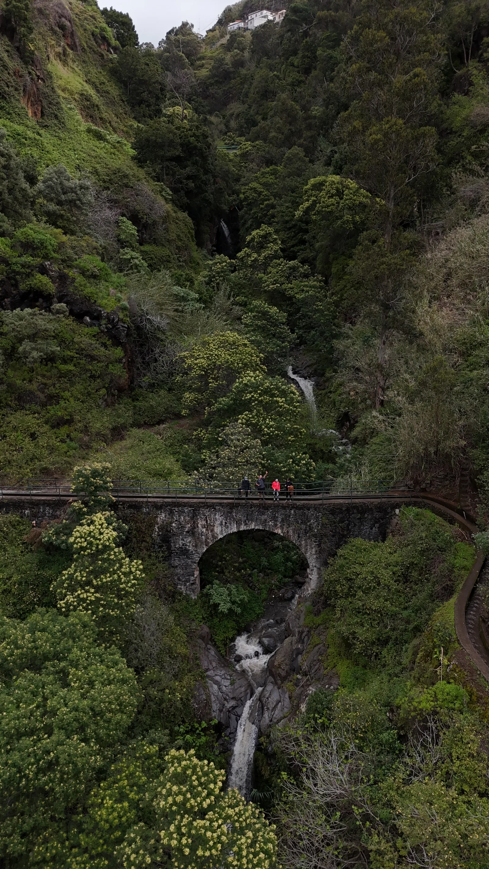 Interior at Piornais levada bridge Funchal — travel photo