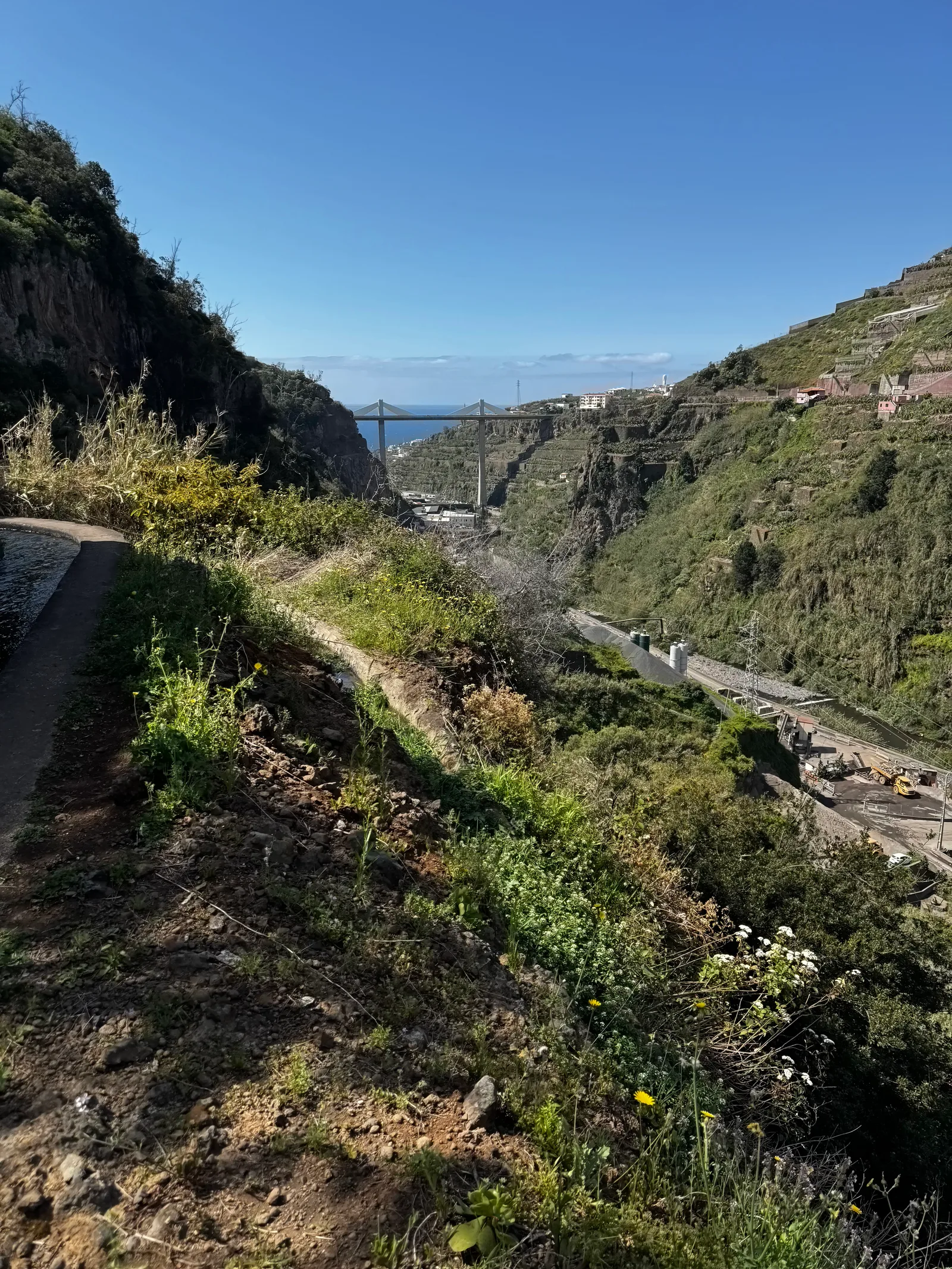 Atmosphere at Piornais levada bridge Funchal — travel photo