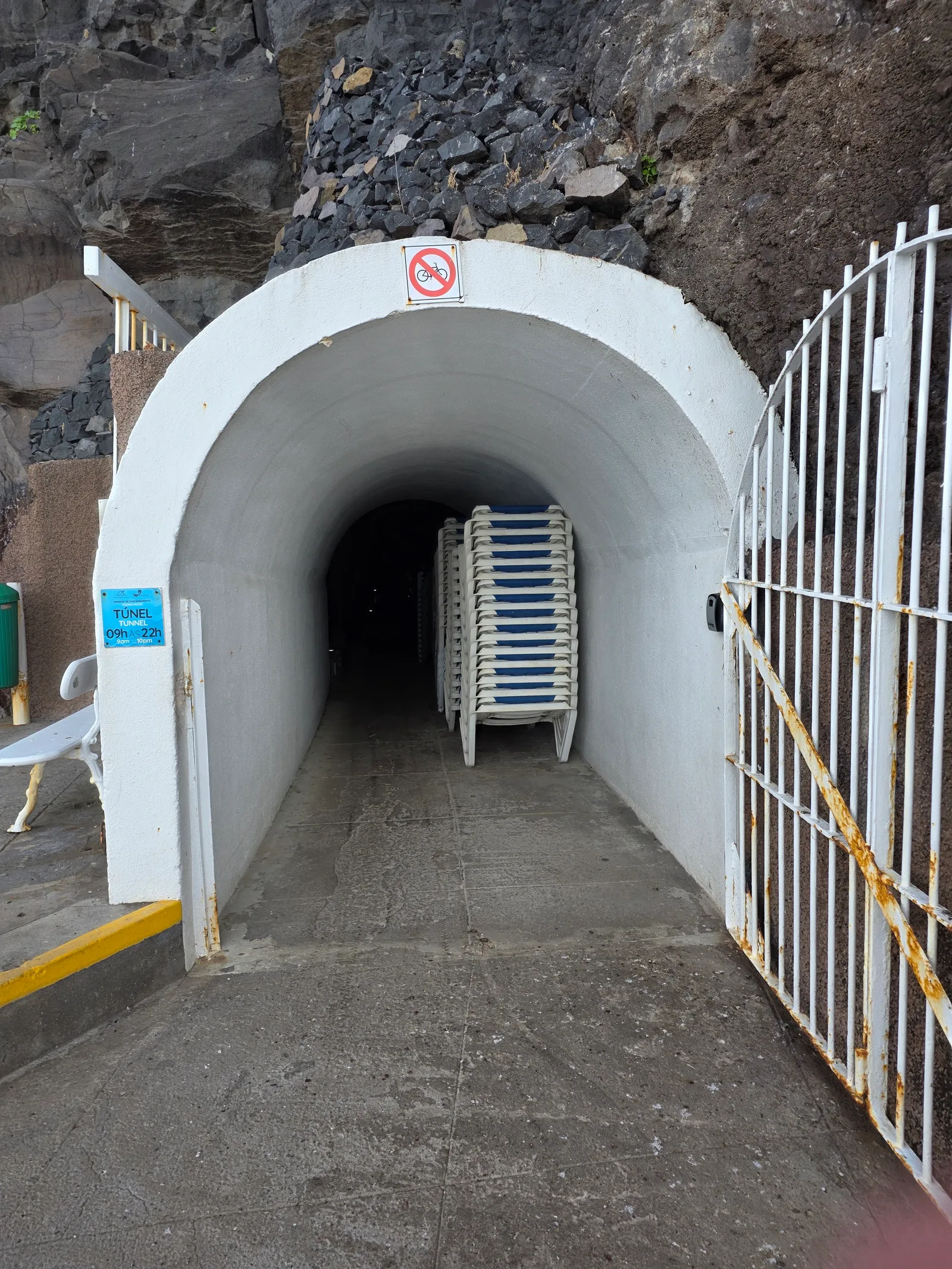 Interior at Túnel das Poças do Gomes Funchal — travel photo