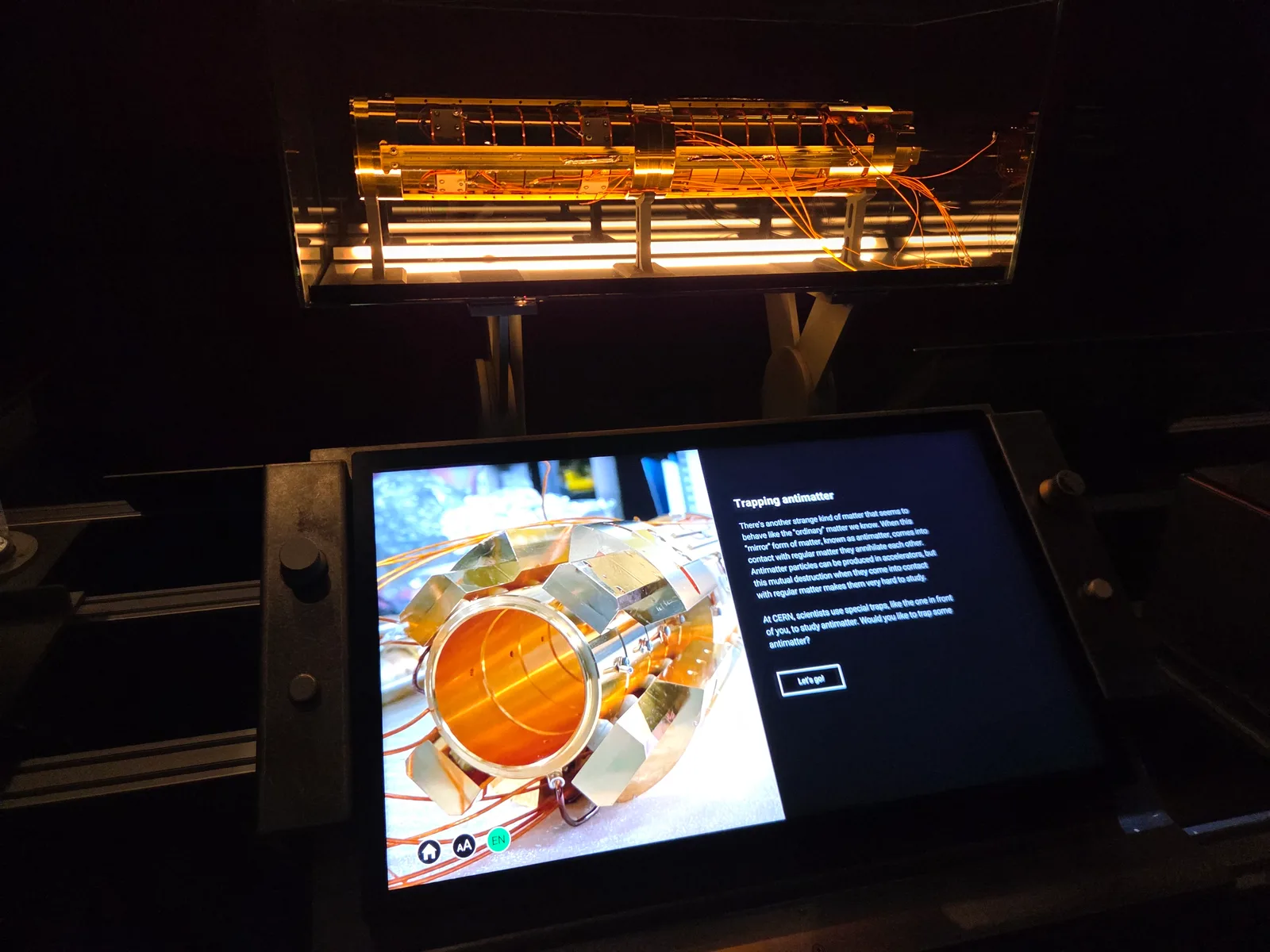 Atmosphere at CERN Science Gateway Geneva — travel photo