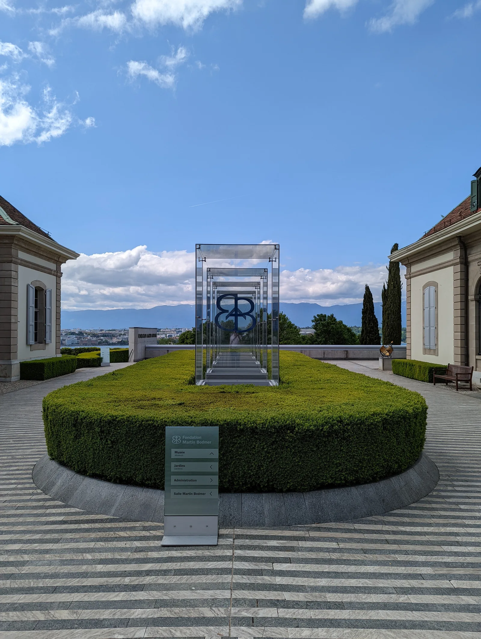 Main view at Fondation Martin Bodmer Geneva — travel photo