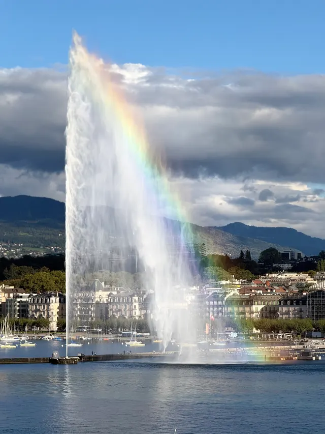 Jet d'Eau de Genève in Geneva