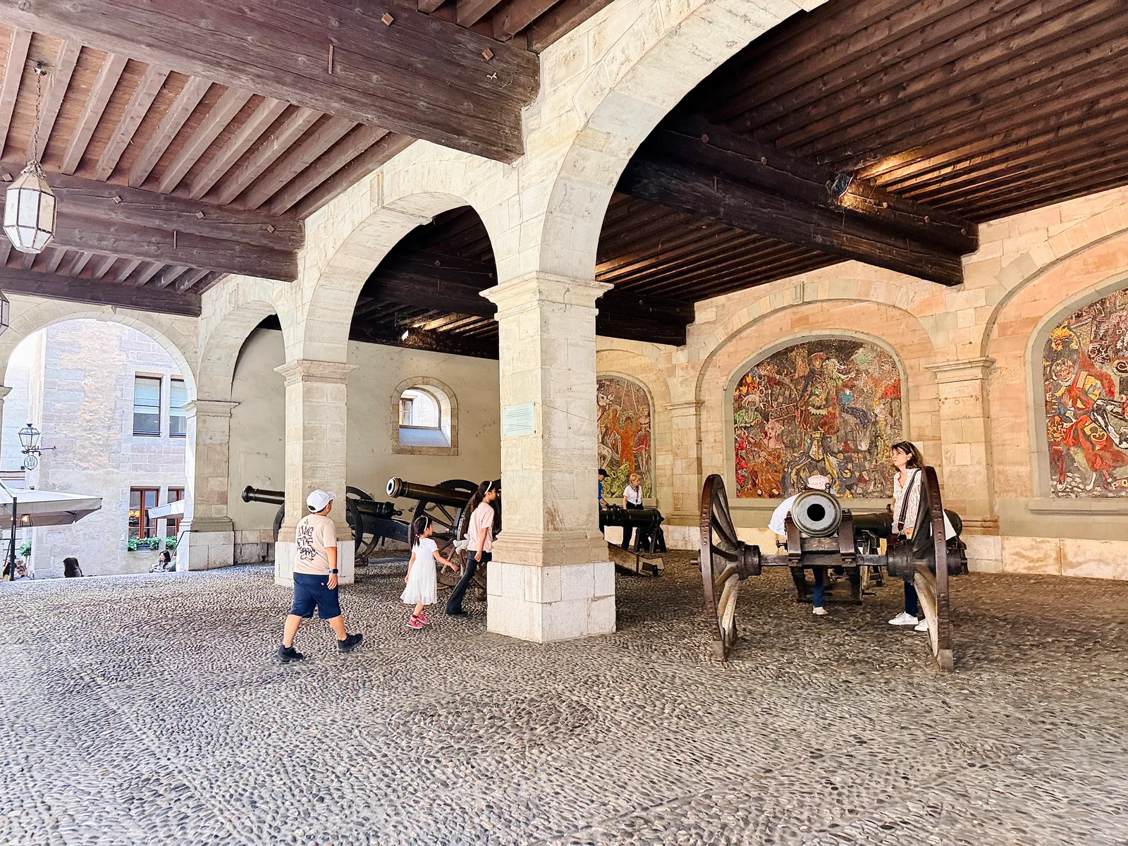 Interior at L'Ancien Arsenal Geneva — travel photo