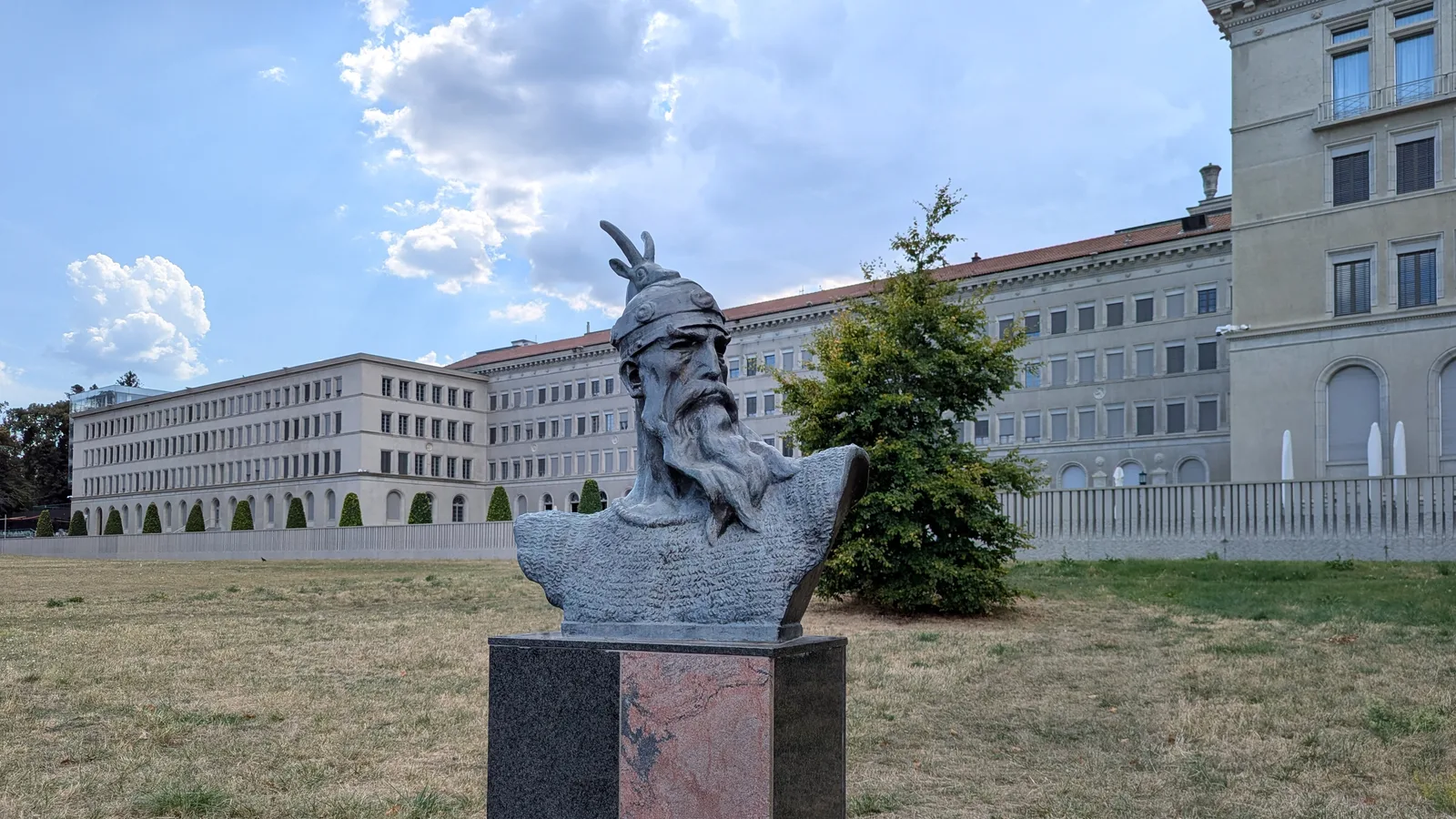 Main view at Parc William Rappard Geneva — travel photo