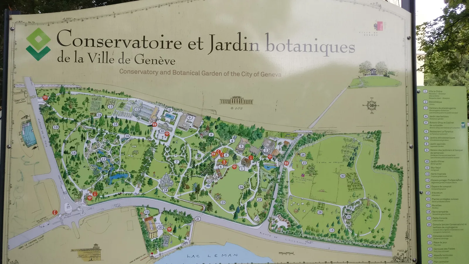 Interior at Parc William Rappard Geneva — travel photo