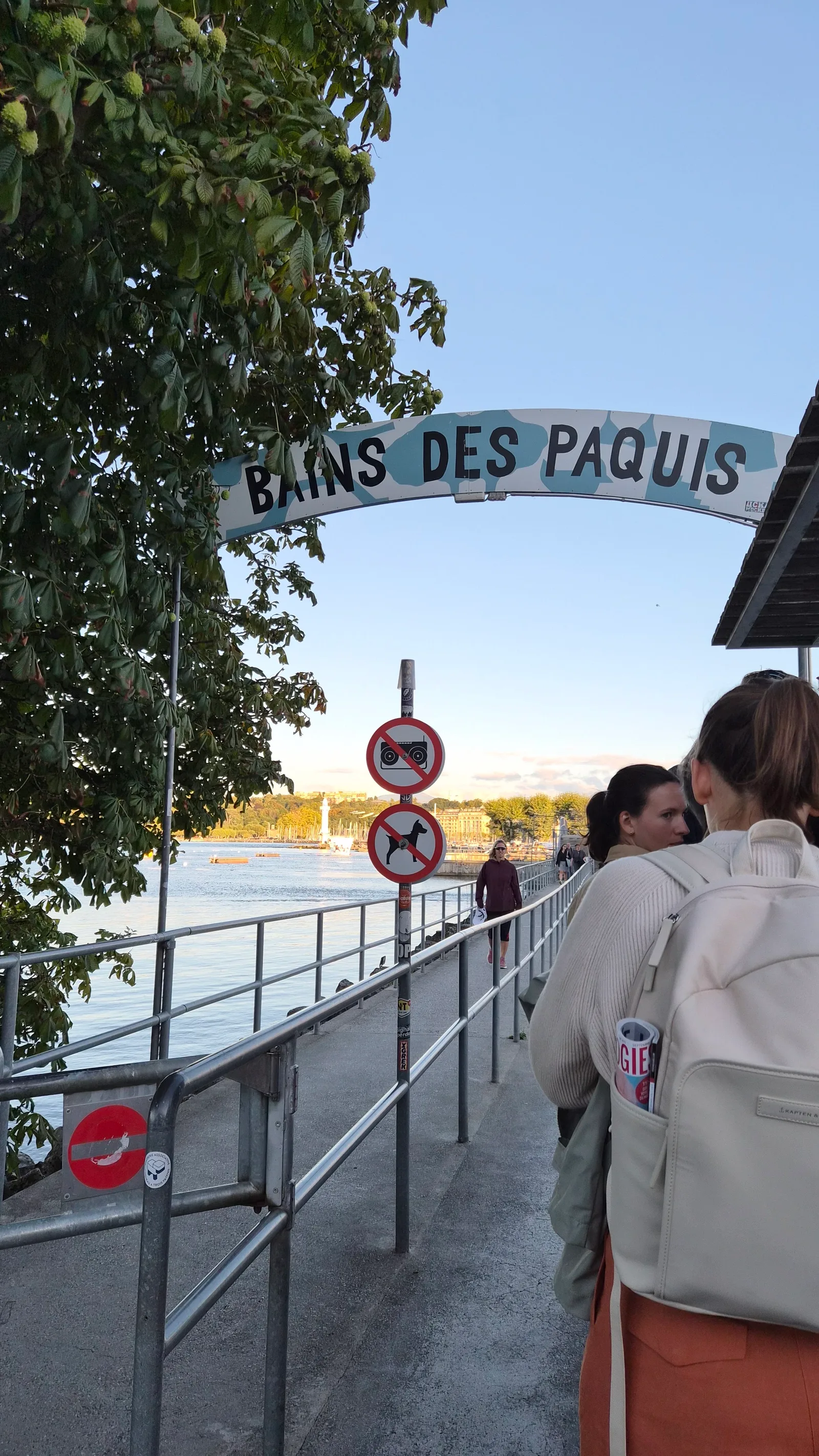 Main view at Place de jeux des Bains des Pâquis Geneva — travel photo