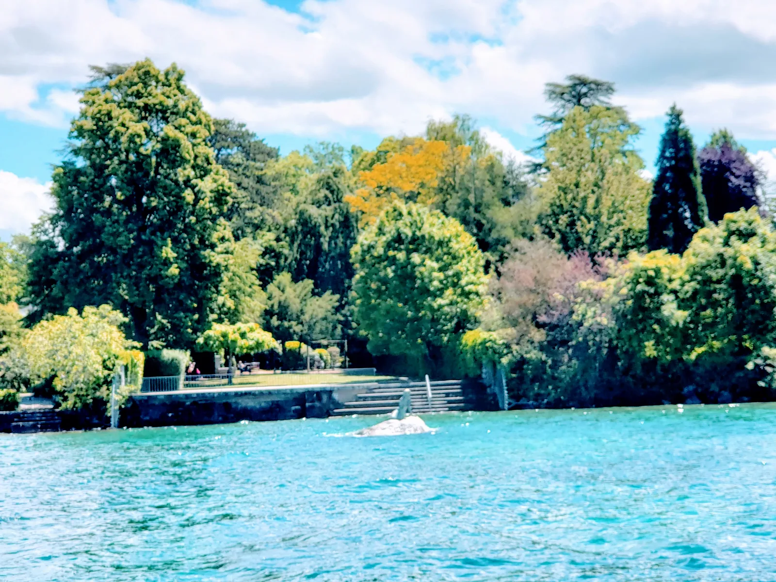 Interior at Plage de la Nymphe Geneva — travel photo