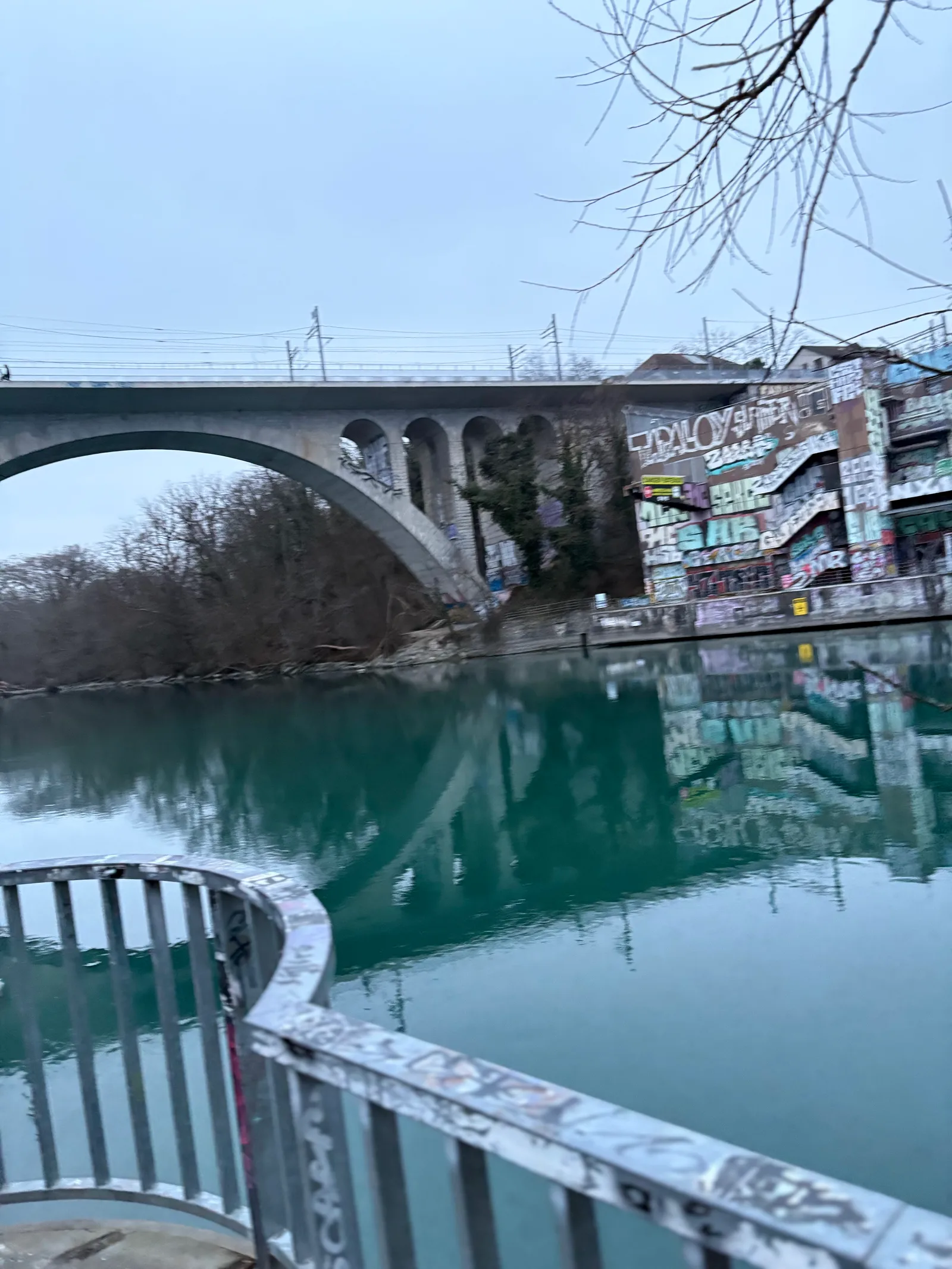Atmosphere at Pointe de la Jonction Geneva — travel photo