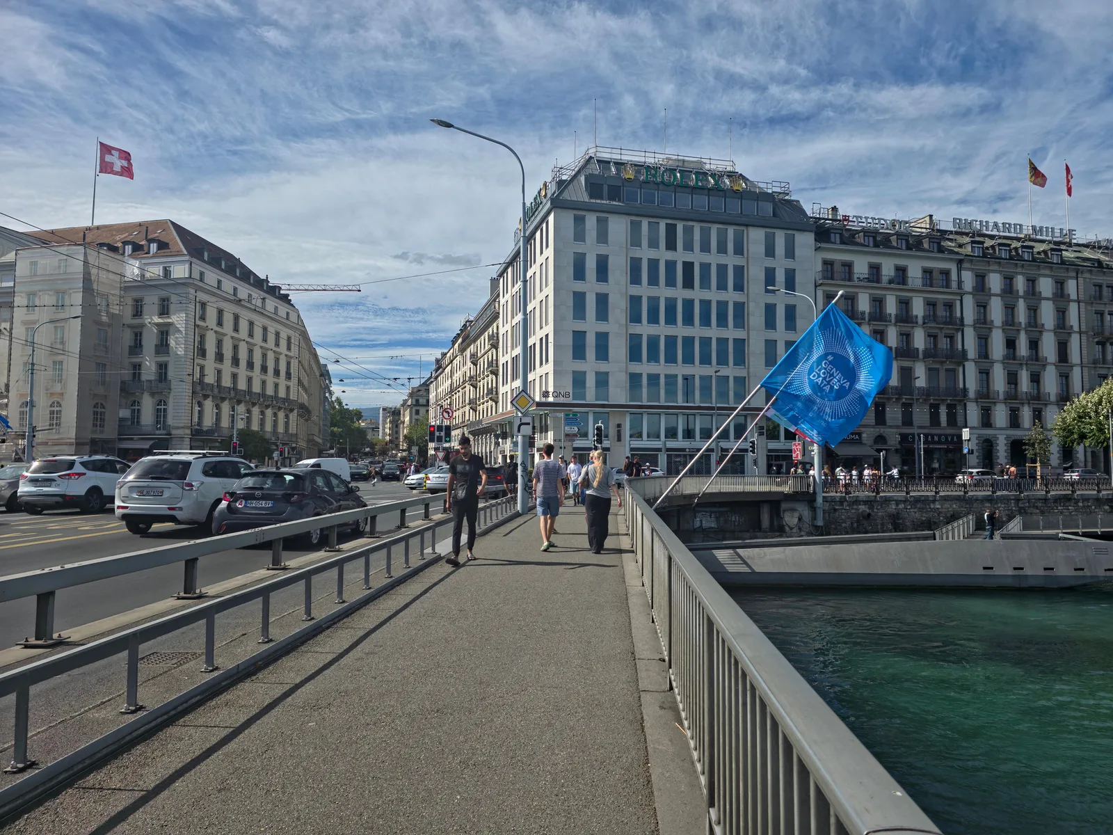 Main view at Pont du Mont-Blanc Geneva — travel photo
