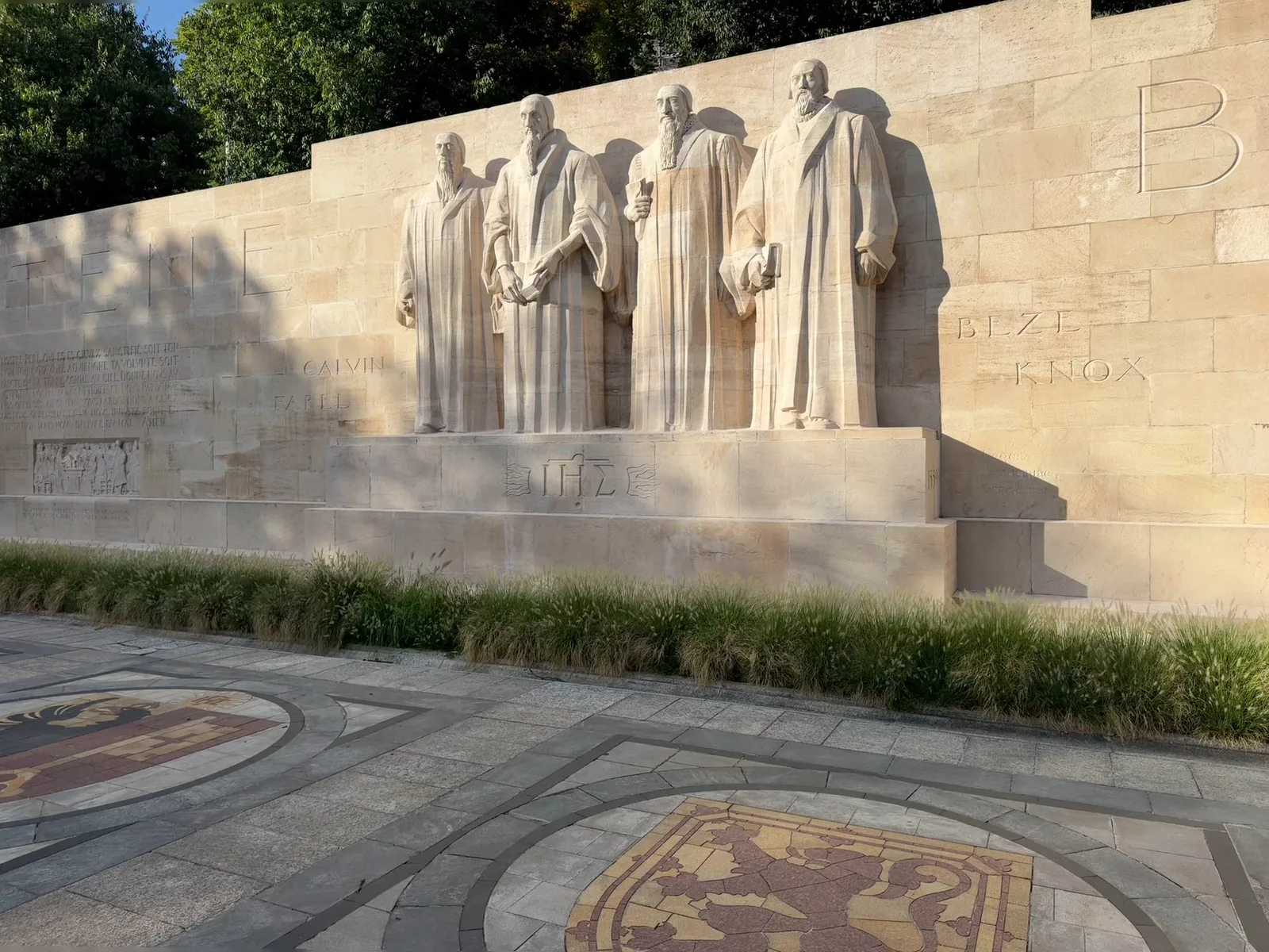Main view at Reformation Wall Geneva — travel photo