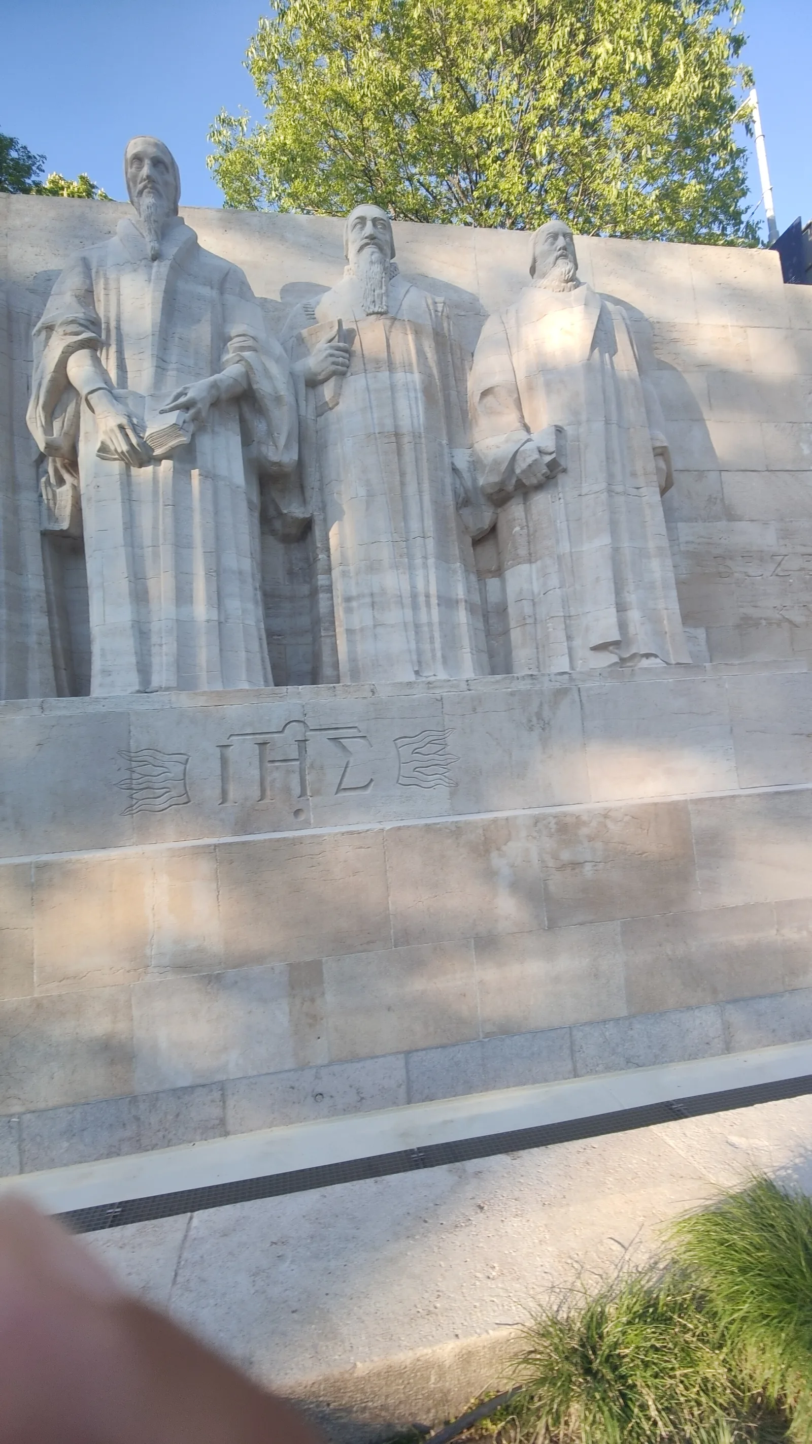 Atmosphere at Reformation Wall Geneva — travel photo
