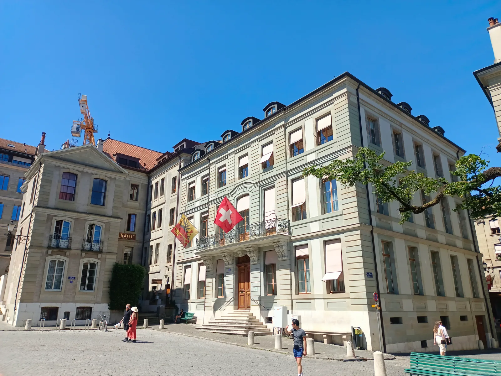 Main view at Site archéologique de la Cathédrale Saint-Pierre de Genève Geneva — travel photo