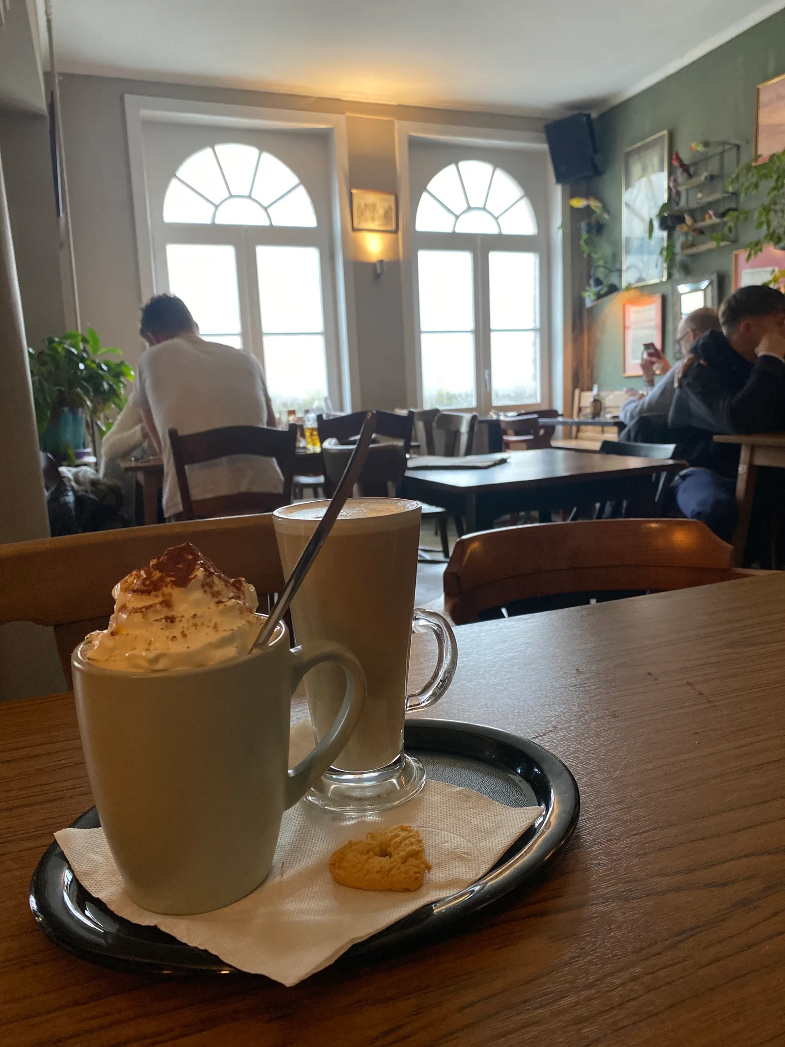 Atmosphere at Barrazza café Ghent — travel photo