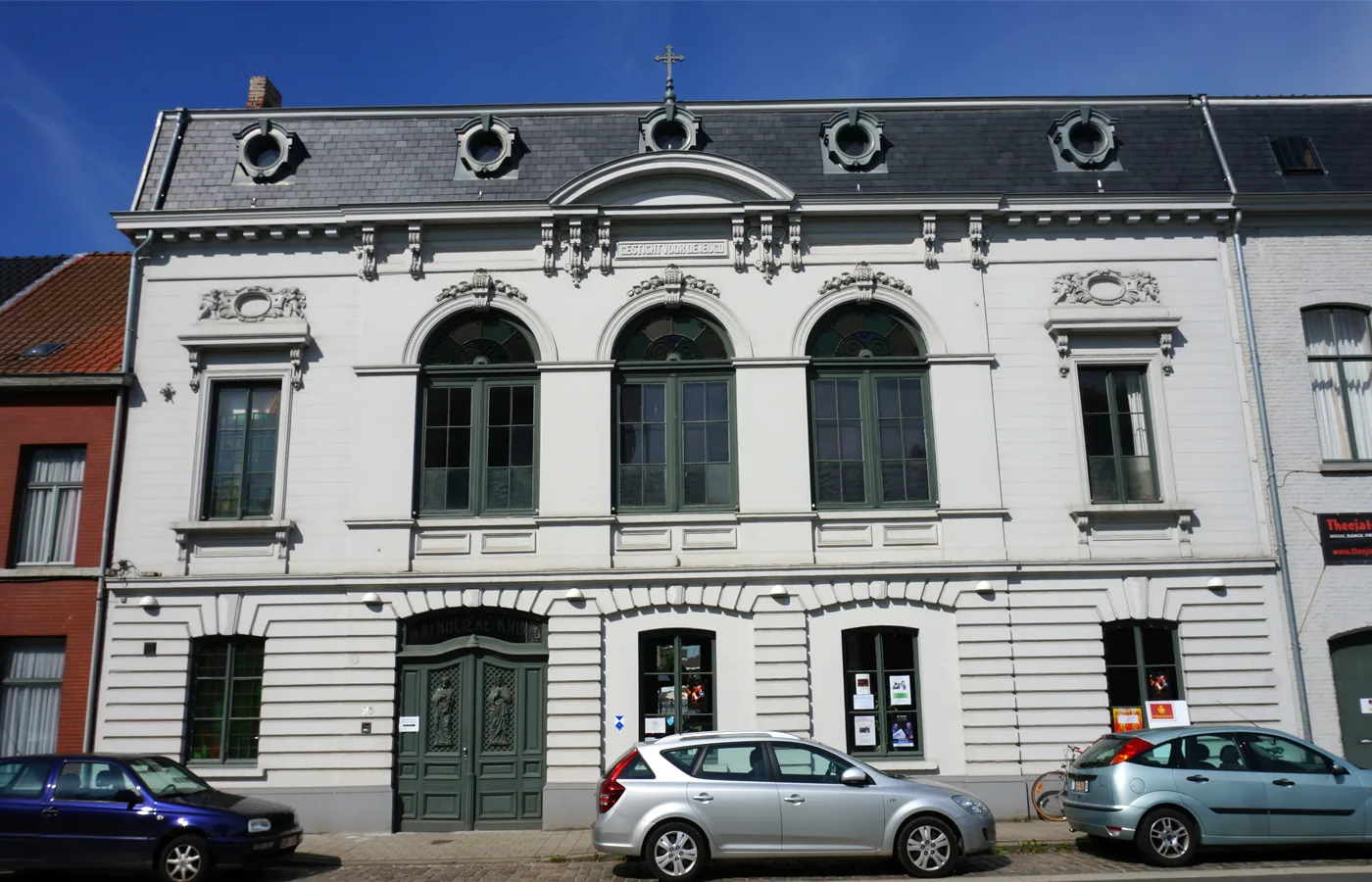 Main view at Cultural Center Meulestede Ghent — travel photo