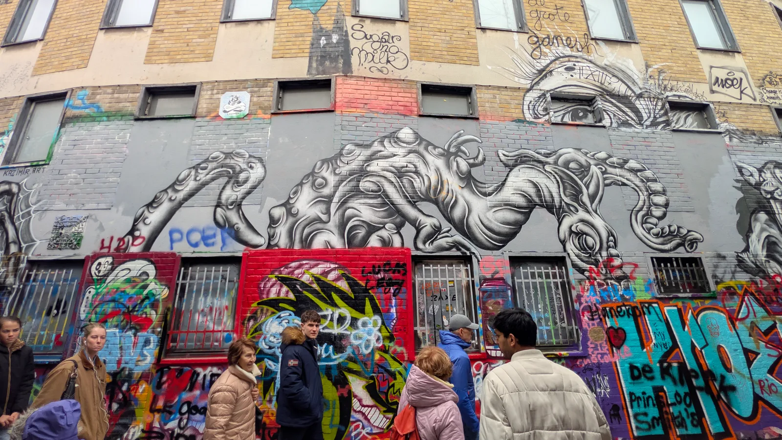 Interior at Graffiti street | Gent Ghent — travel photo