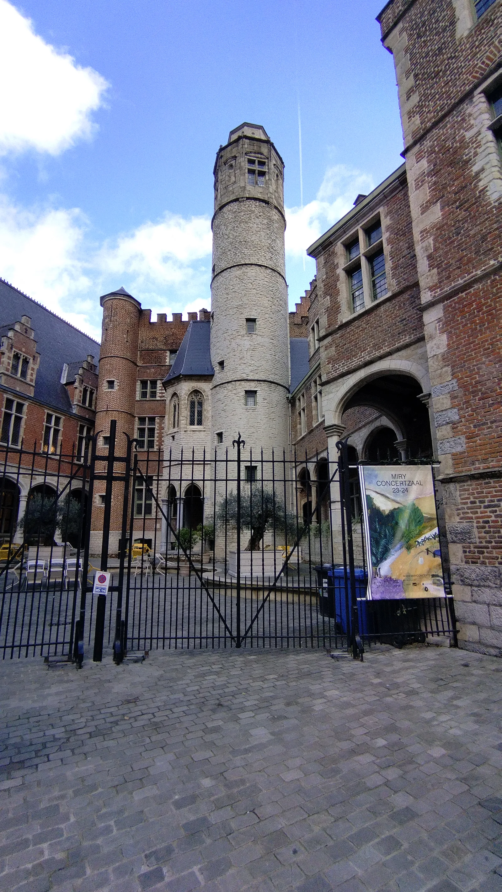 Details at House of the Rear Sickle Ghent — travel photo