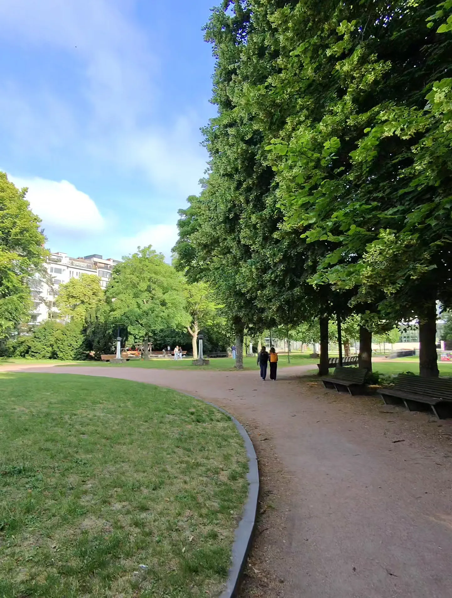 Main view at Koning Albertpark (Zuidpark) Ghent — travel photo
