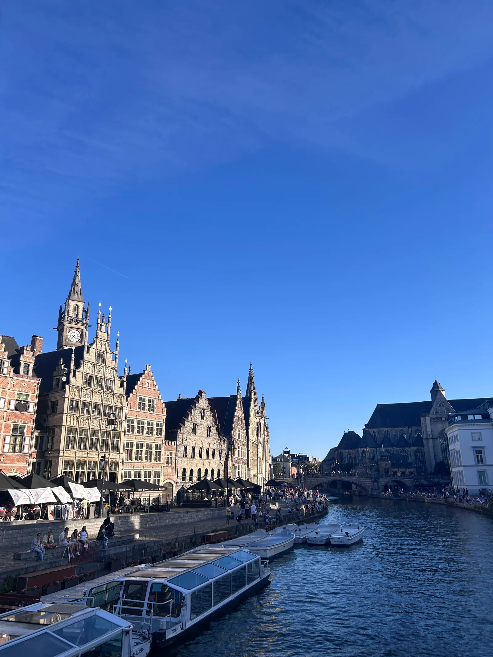 Main view at Korenlei Ghent — travel photo