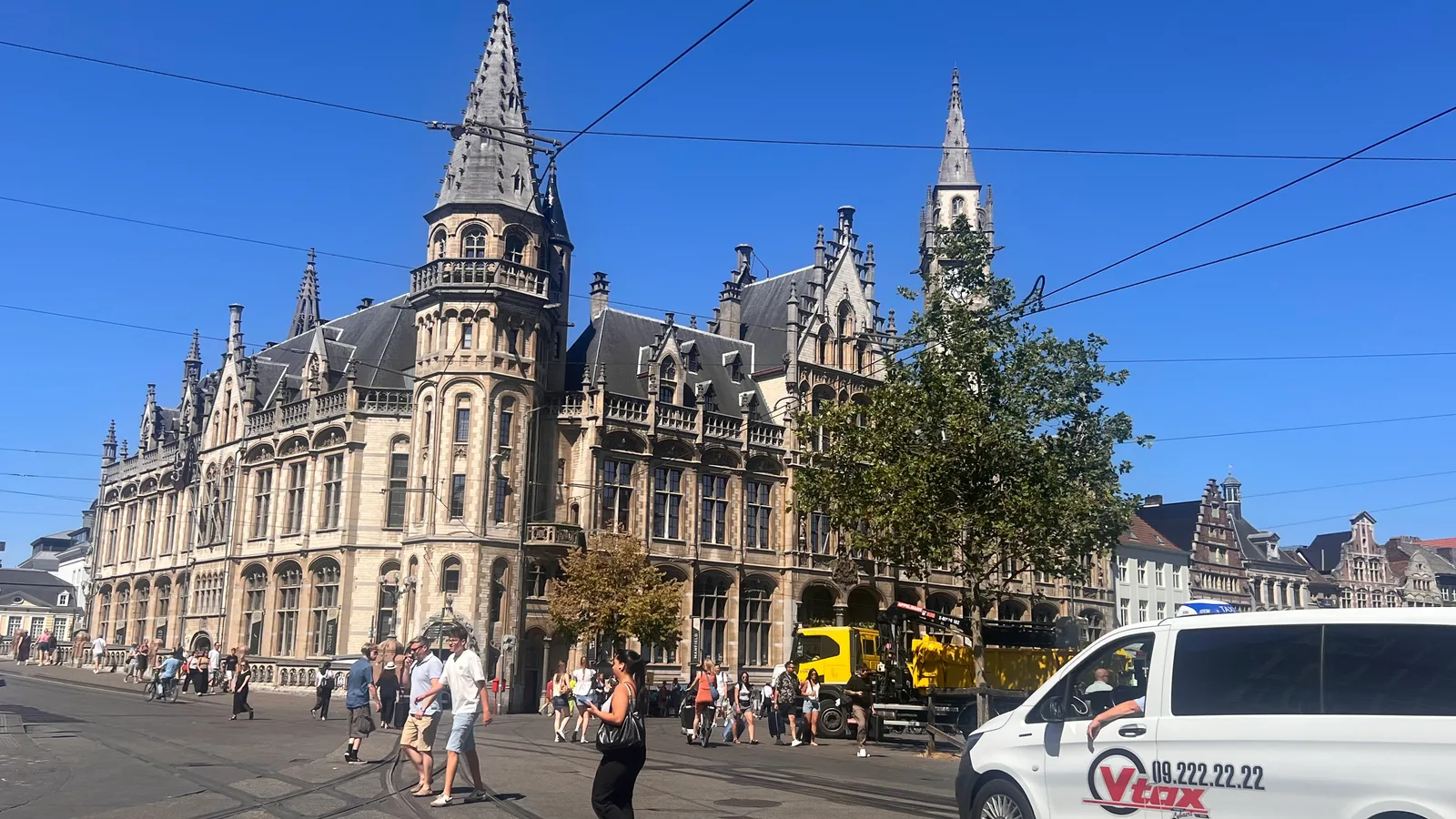 Main view at Korenmarkt Ghent — travel photo