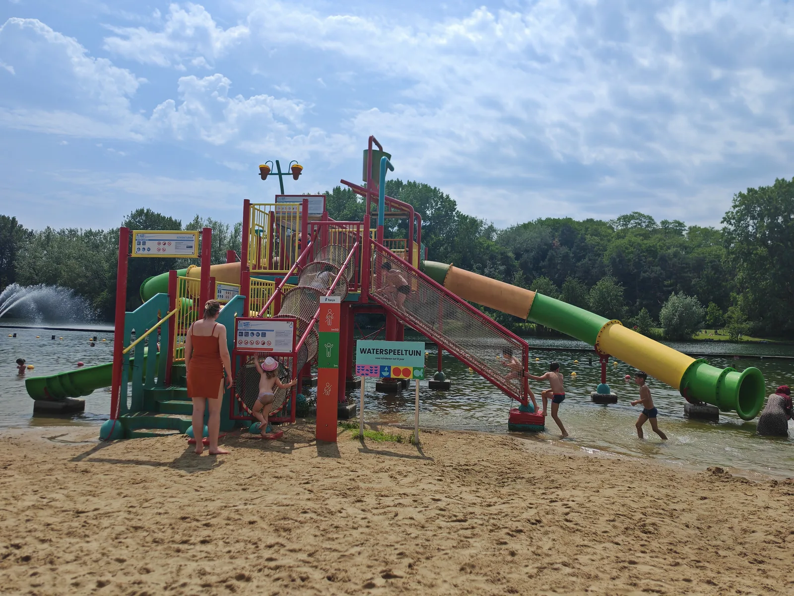 Main view at Playground Blaarmeersen Ghent — travel photo