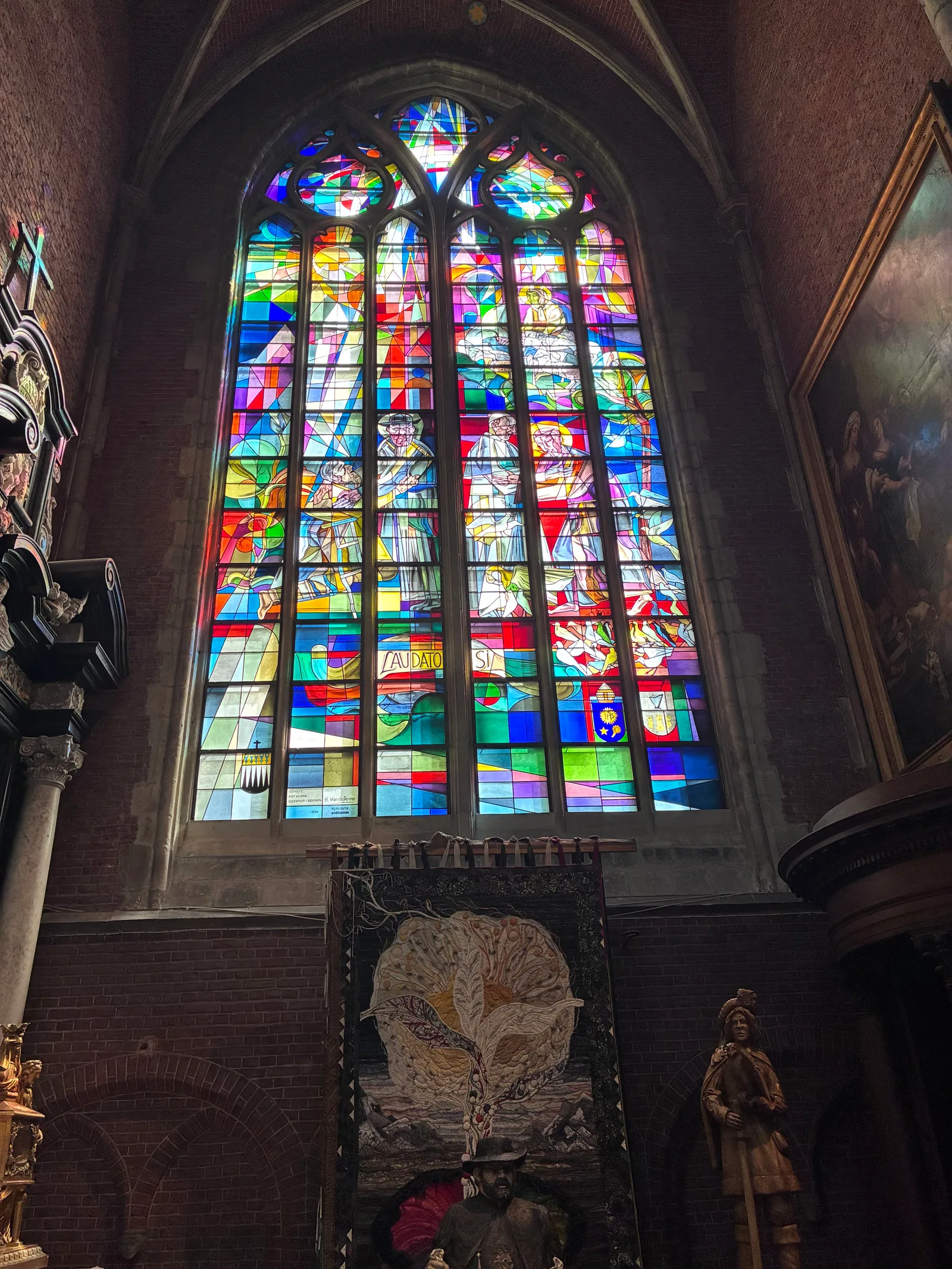 Details at St Bavo's Cathedral Ghent — travel photo