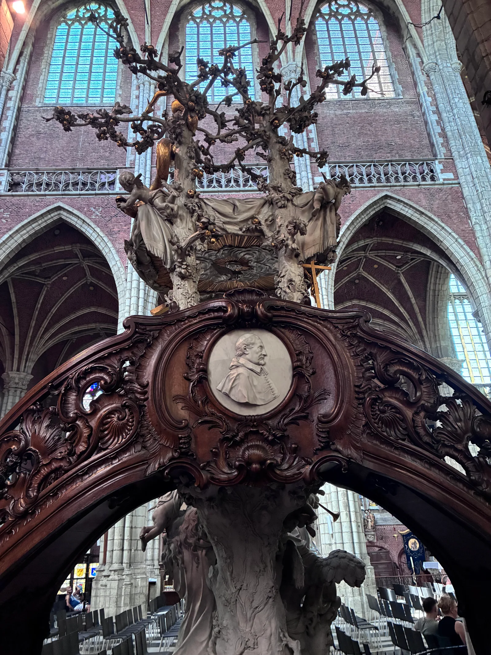 Atmosphere at St Bavo's Cathedral Ghent — travel photo