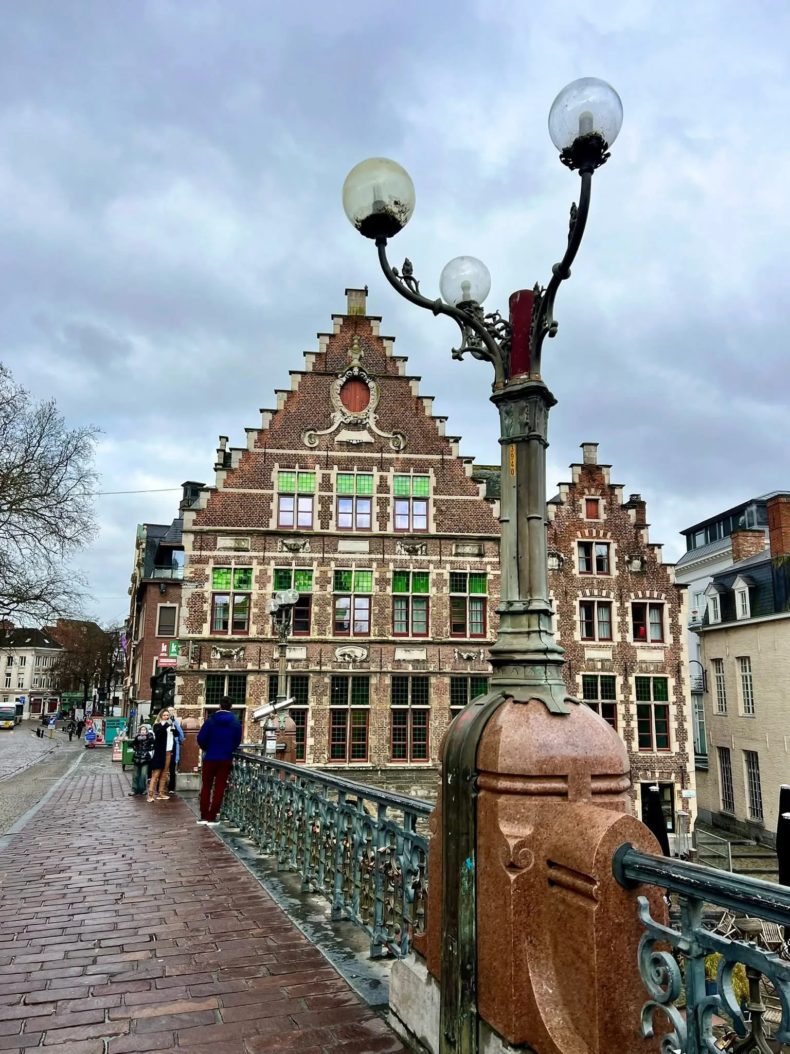 Atmosphere at St Michael's Bridge Ghent — travel photo
