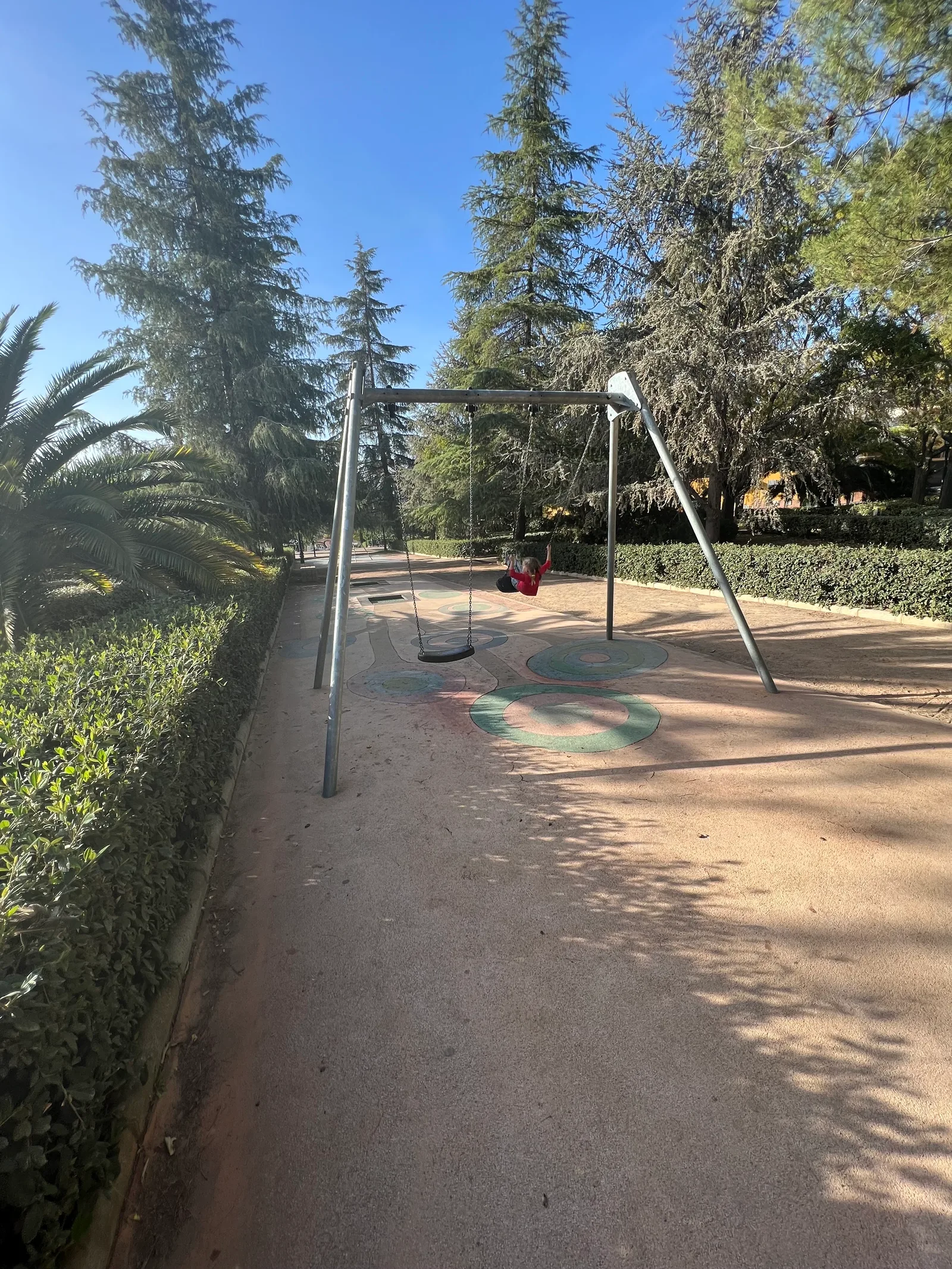 Atmosphere at Cármenes de San Miguel Park Granada — travel photo