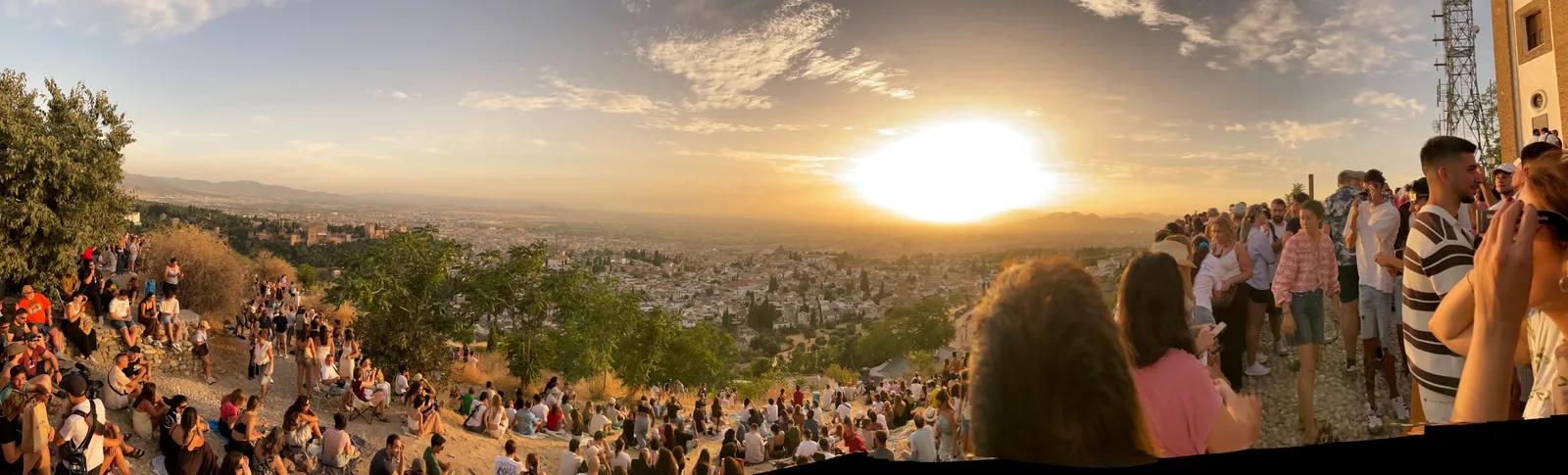 Main view at Ermita de San Miguel Alto Granada — travel photo