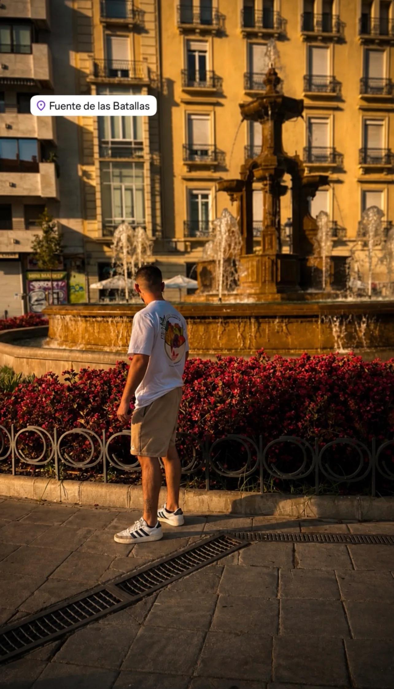 Main view at Fuente de las Batallas Granada — travel photo