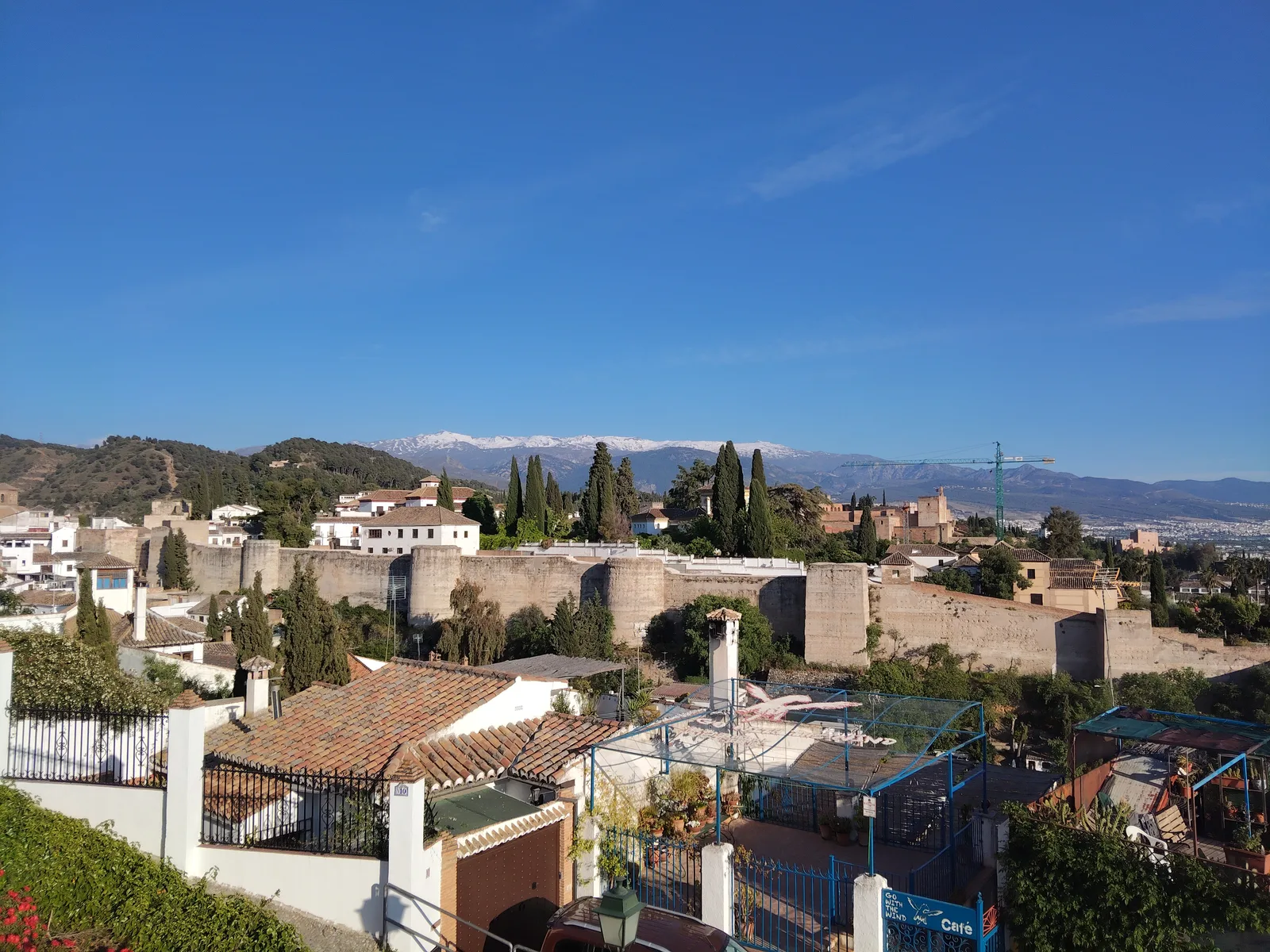 Atmosphere at Mirador de San Cristóbal Granada — travel photo
