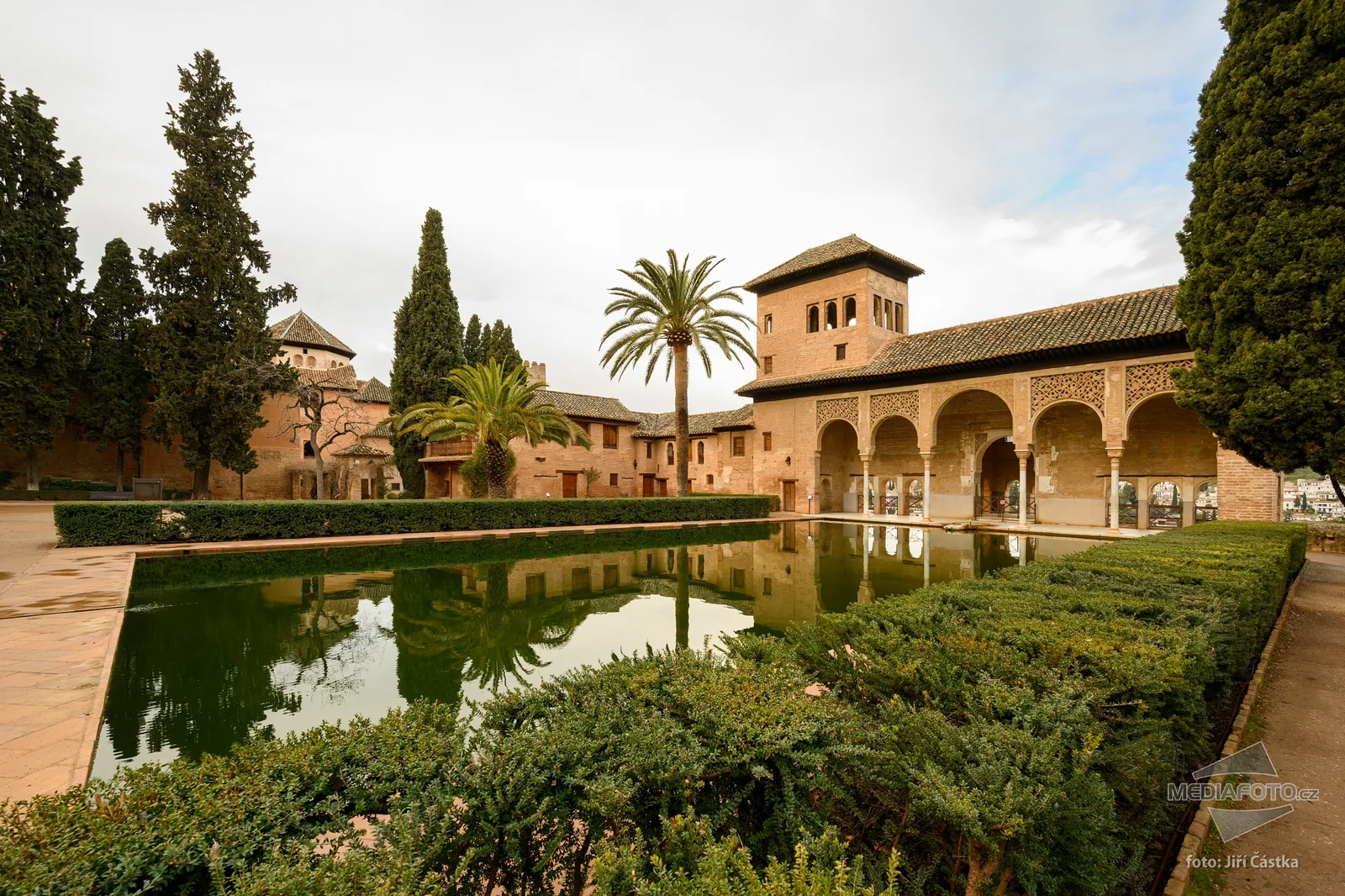 Interior at Nasrid Palaces Granada — travel photo