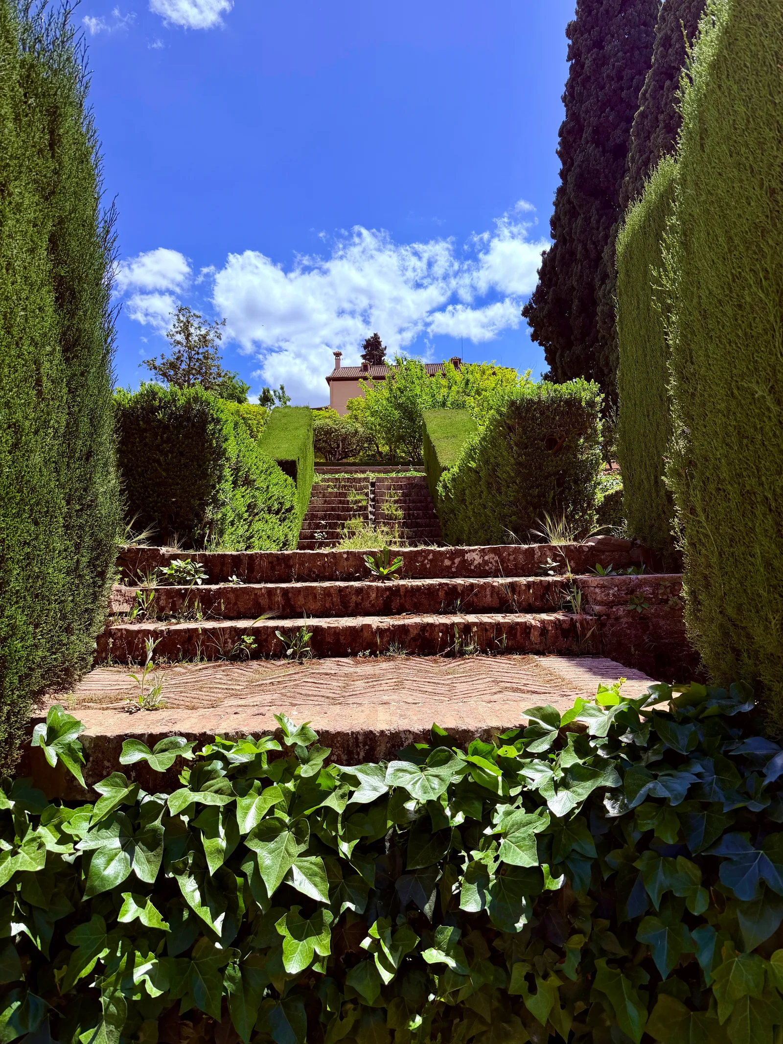 Interior at Partal Alto de la Alhambra Garden Granada — travel photo