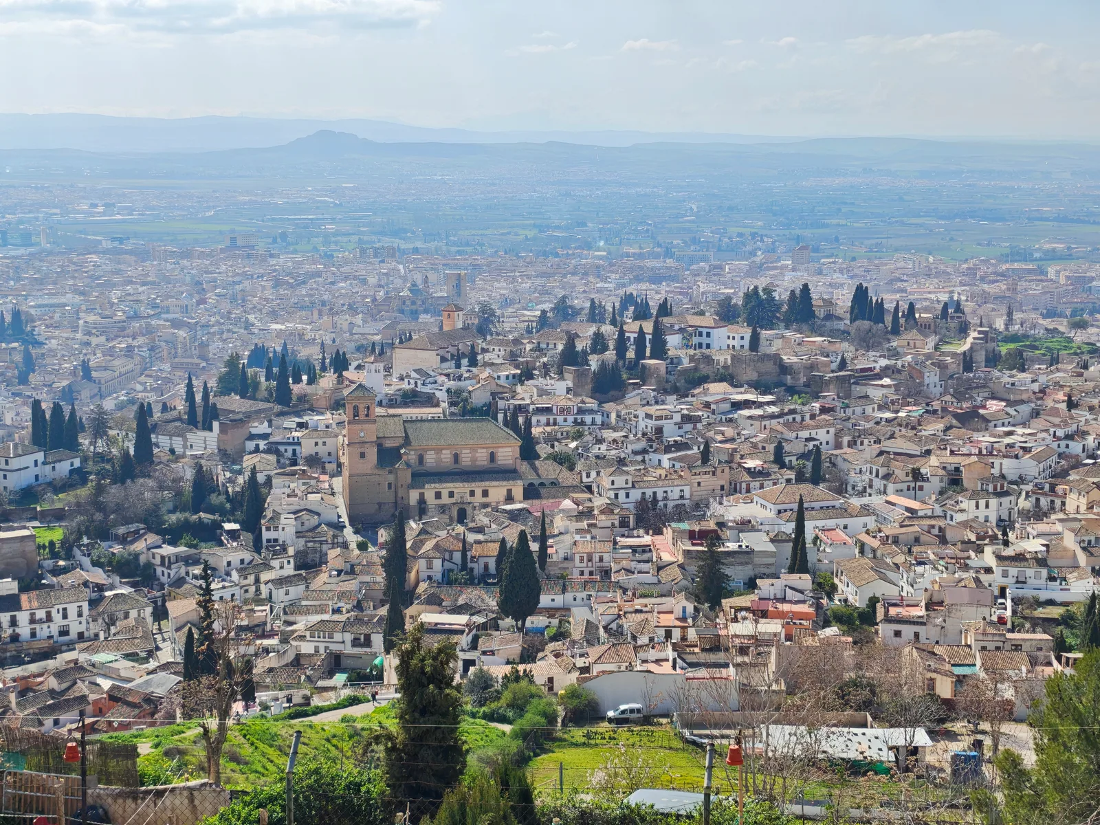 Interior at San Miguel Alto viewpoint Granada — travel photo