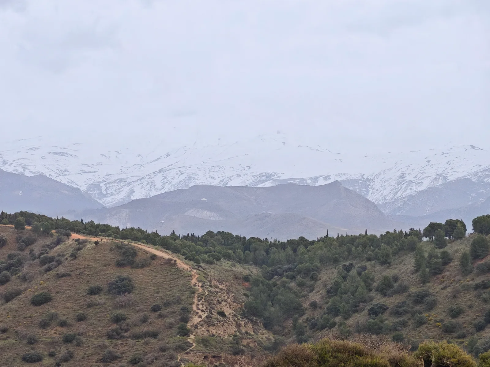 Atmosphere at San Miguel Alto viewpoint Granada — travel photo